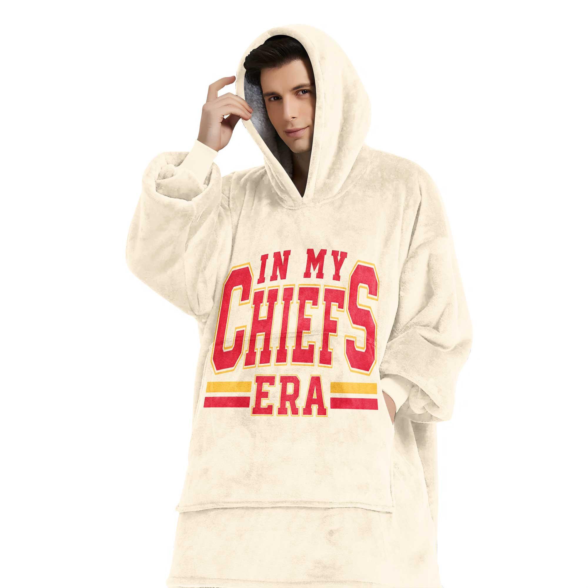 Adult Swiftie 87 Kansas City Football Unisex Blanket Hoodie