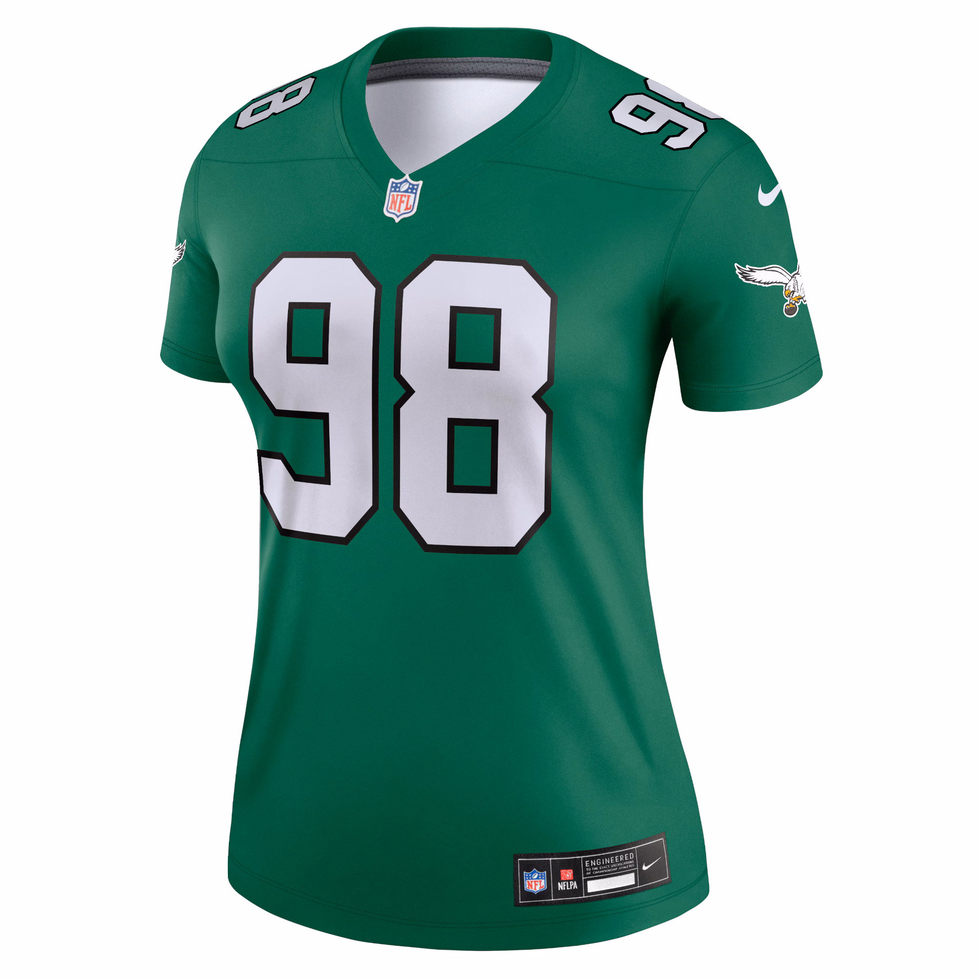 Jalen Carter Philadelphia Eagles Women's Legend Jersey - Kelly Green