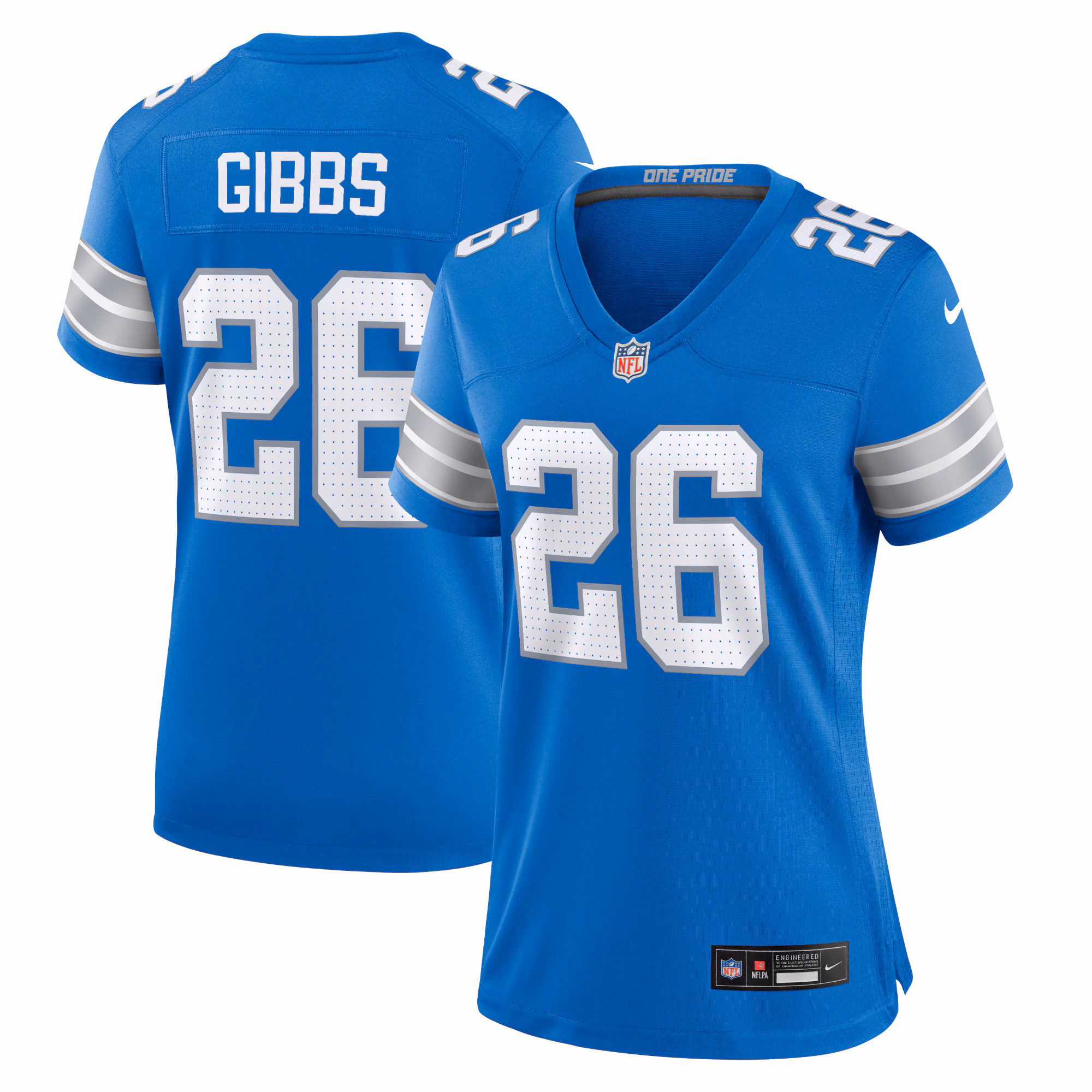 Jahmyr Gibbs Detroit Lions Women's Game Jersey - Blue