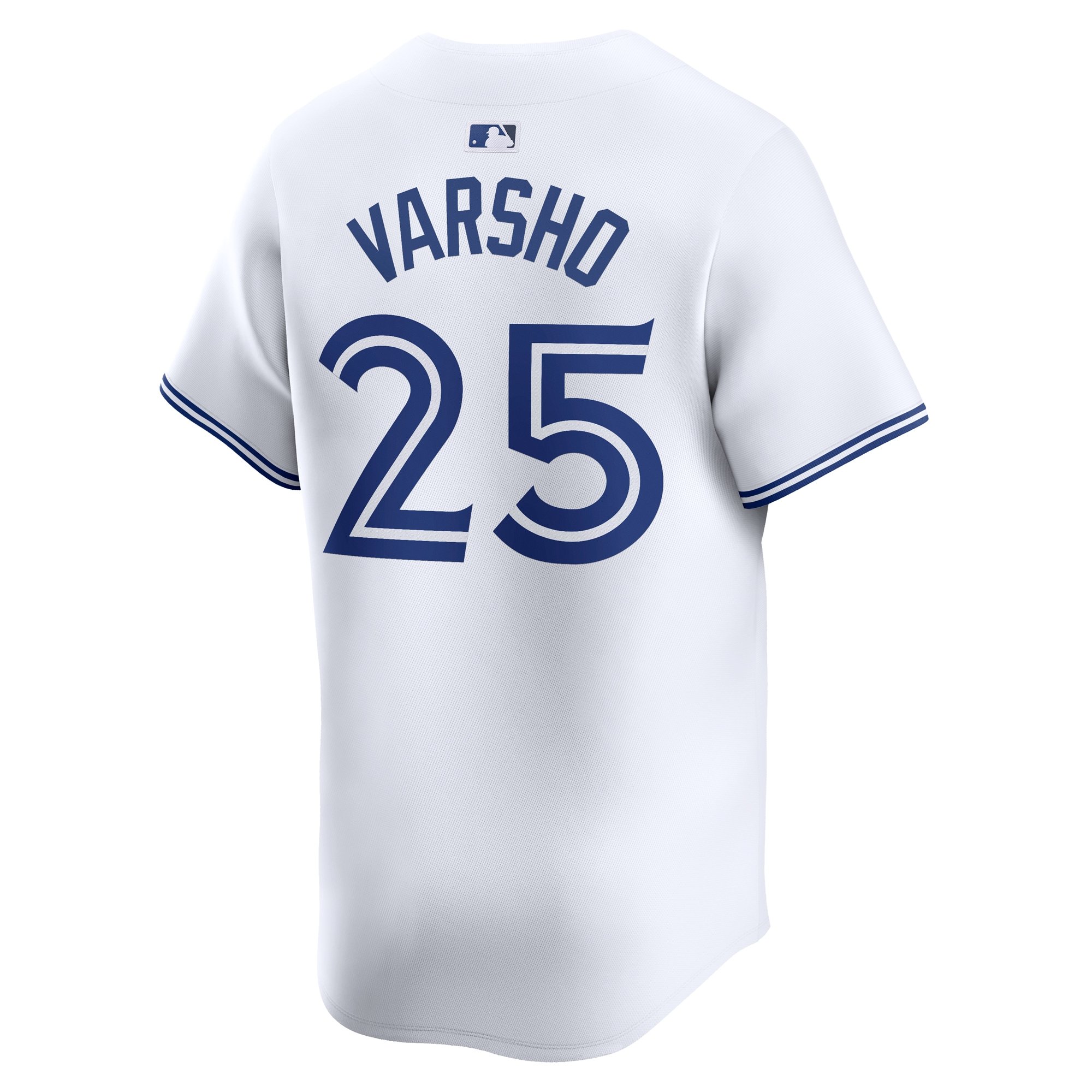 Men's Toronto Blue Jays Daulton Varsho  White Home Limited Player Jersey