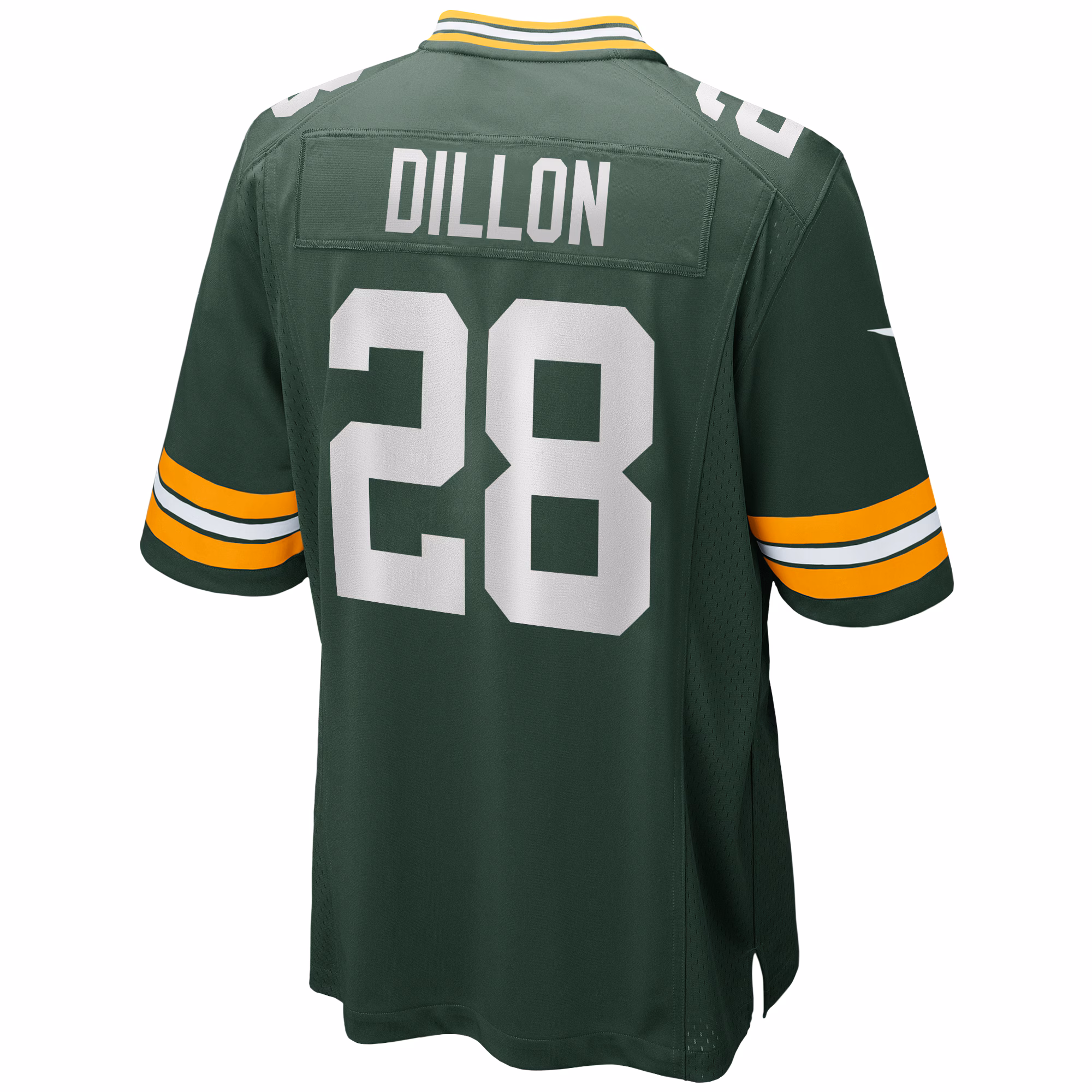 AJ Dillon Green Bay Packers Game Player Jersey - Green