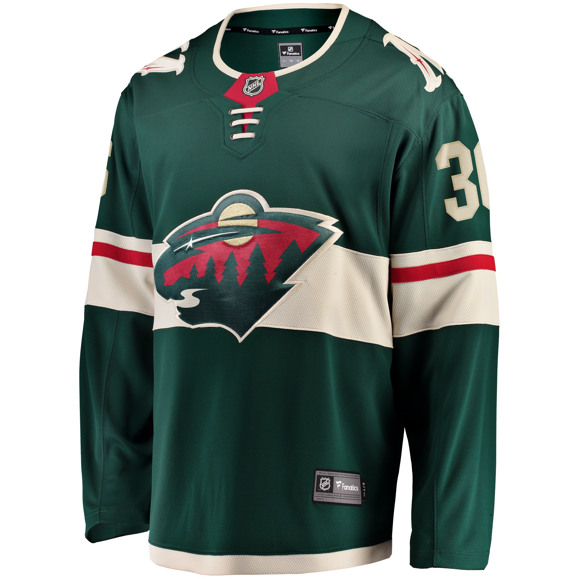 Mats Zuccarello Minnesota Wild Premier Breakaway Player Jersey - Green