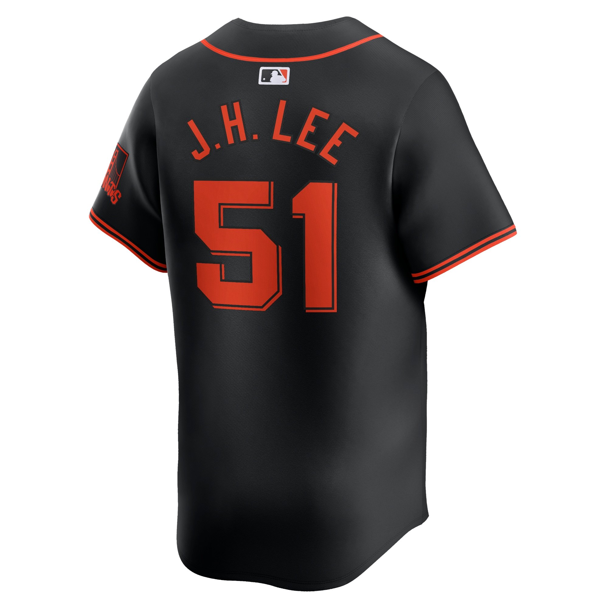 Men's San Francisco Giants Jung Hoo Lee  Black Alternate Limited Player Jersey