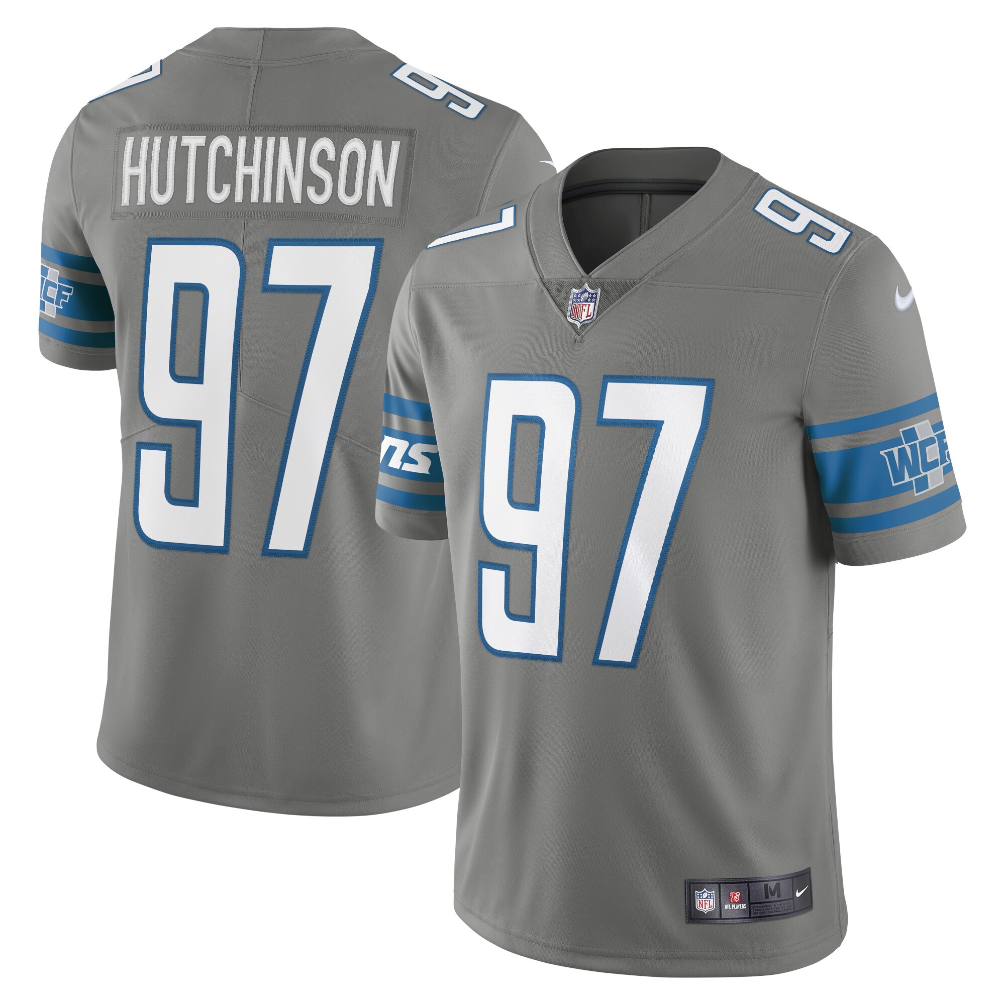 Aidan Hutchinson Detroit Lions  Alternate Team Vapor Limited Jersey - Steel