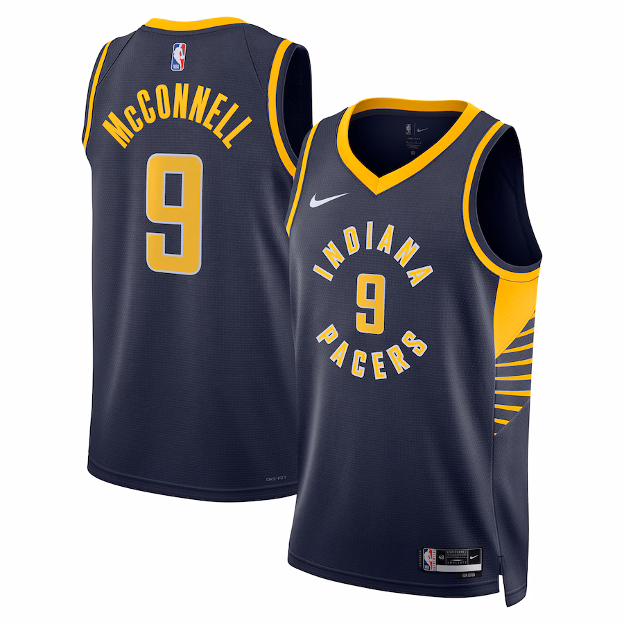 Unisex Indiana Pacers T.J. McConnell  Navy Swingman Replica Jersey - Icon Edition