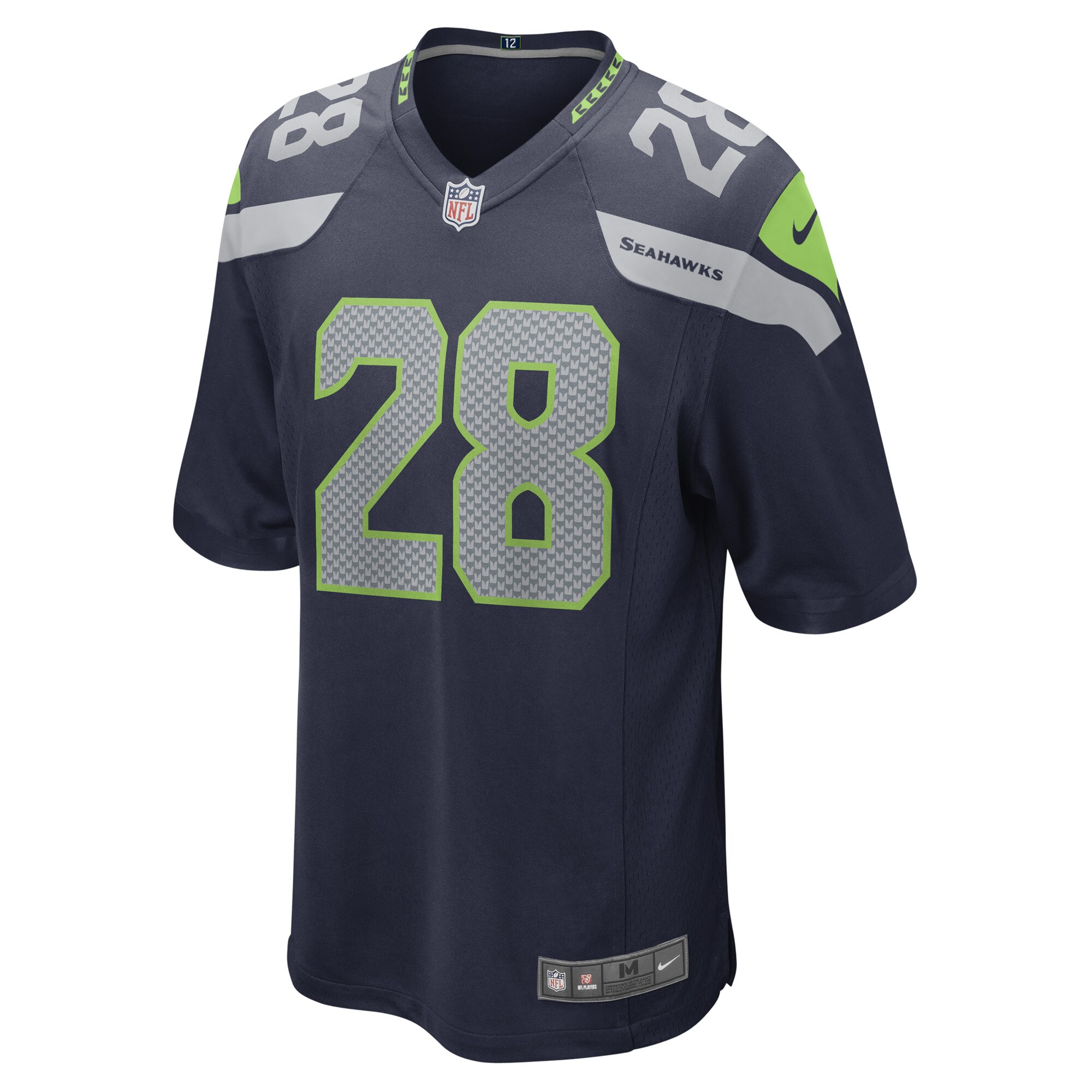 Justin Coleman Seattle Seahawks  Game Player Jersey - College Navy