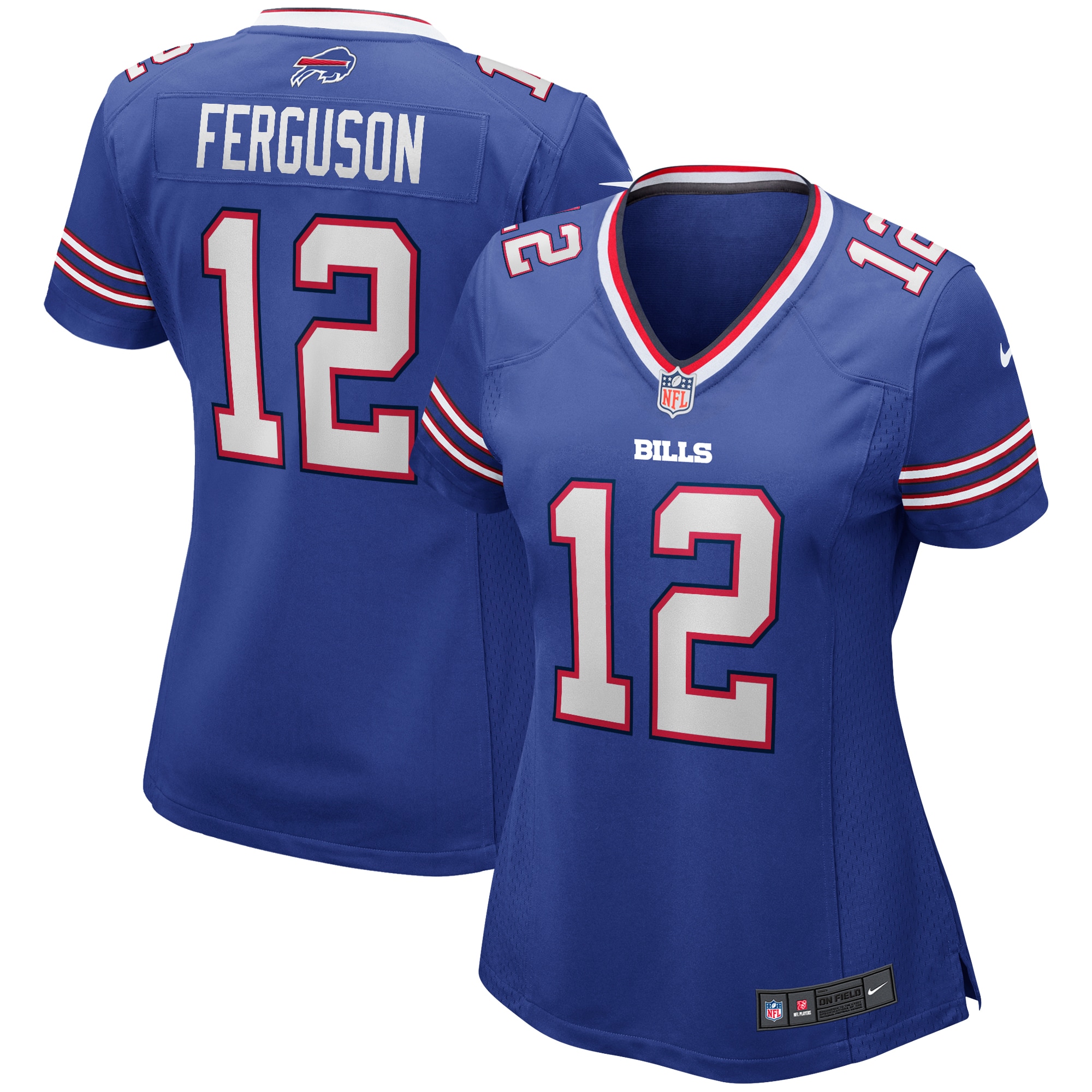 Joe Ferguson Buffalo Bills Women's Game Retired Player Jersey - Royal