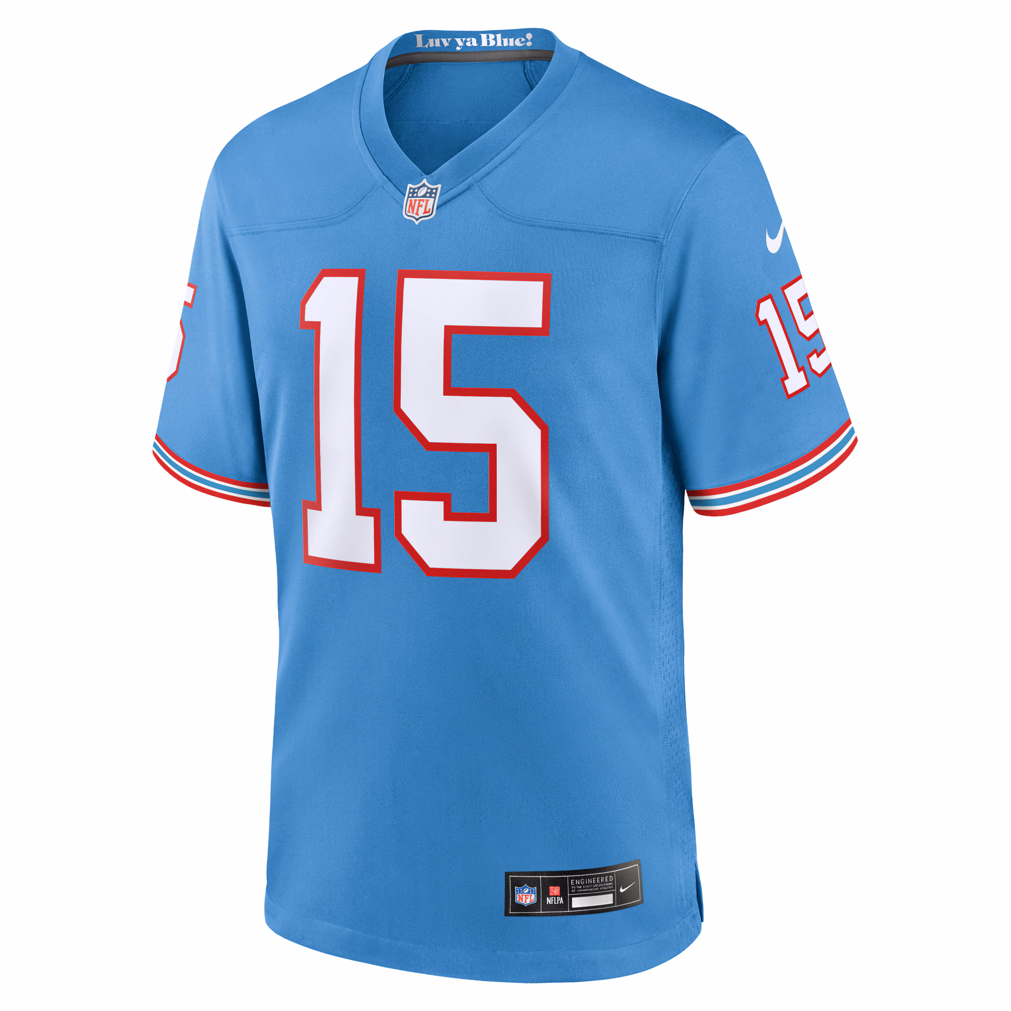 Nick Westbrook-Ikhine Tennessee Titans Oilers Throwback Player Game Jersey - Light Blue