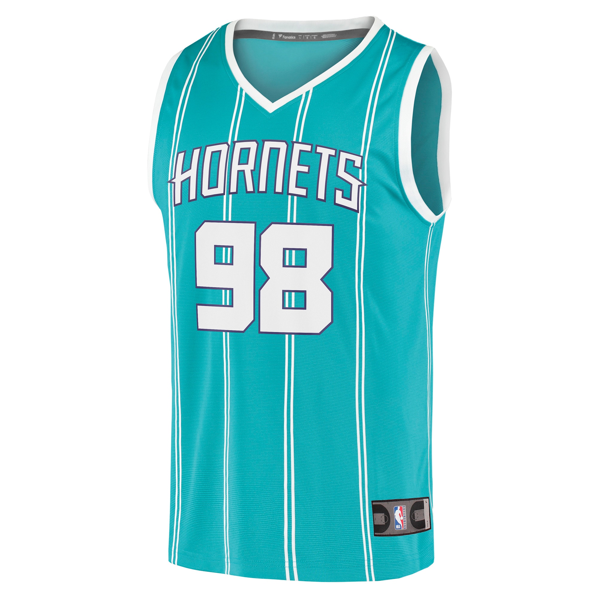Arnoldas Kulboka Charlotte Hornets  Youth 2021/22 Fast Break Replica Jersey - Icon Edition - Teal