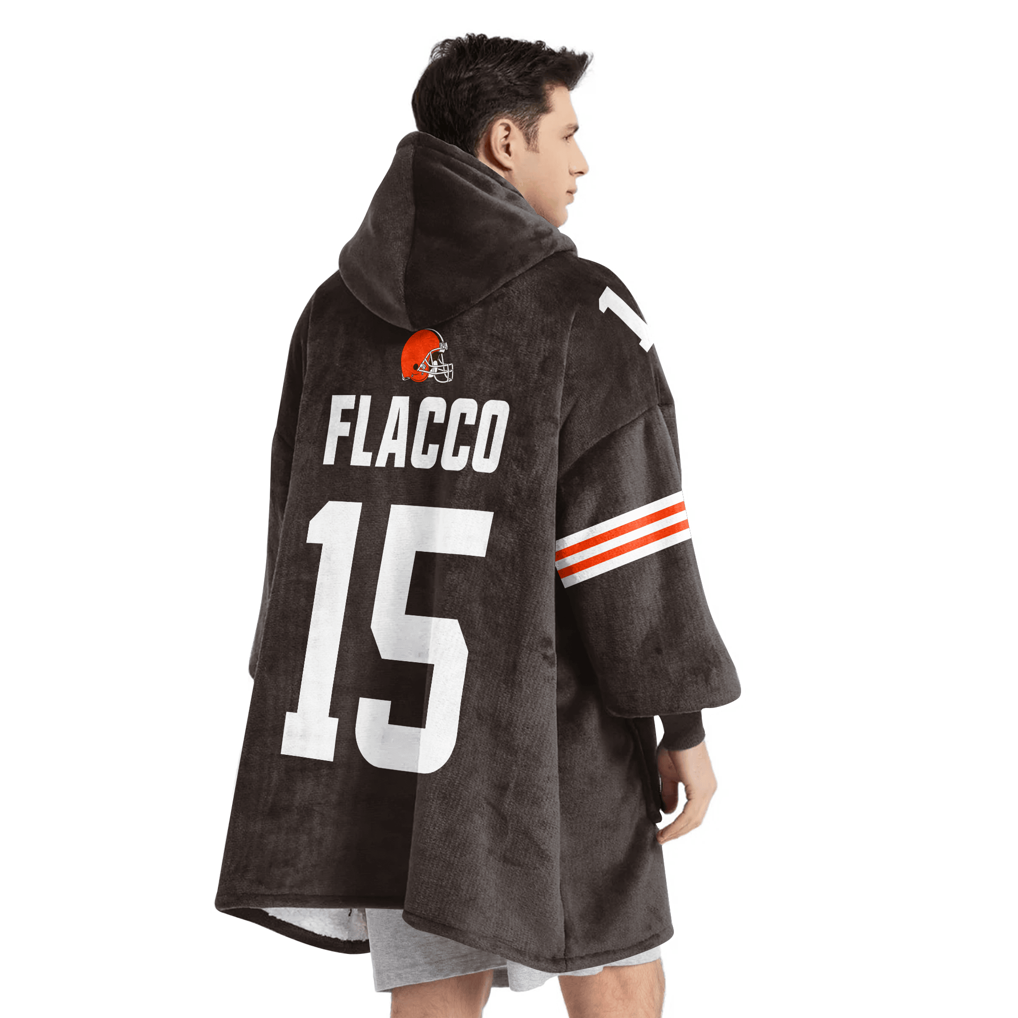 Captain J.F 15 Cleveland Football Unisex Blanket Hoodie