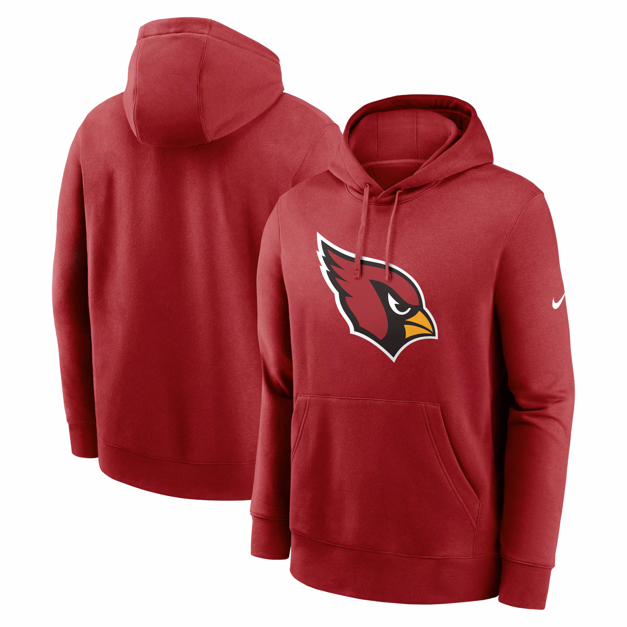 Arizona Cardinals Club Logo Pullover Hoodie - Cardinal