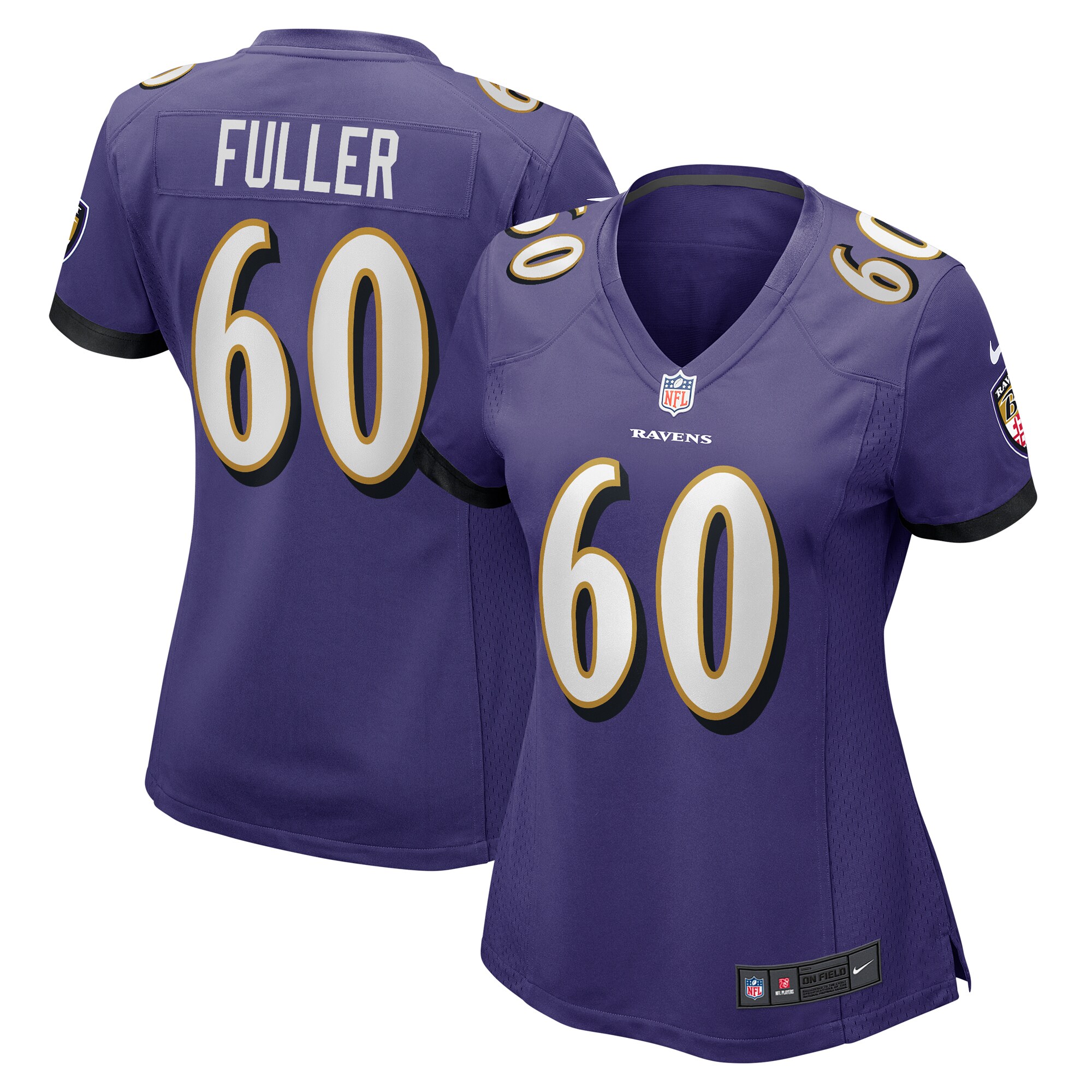 Kyle Fuller Baltimore Ravens Women's  Game Jersey -  Purple