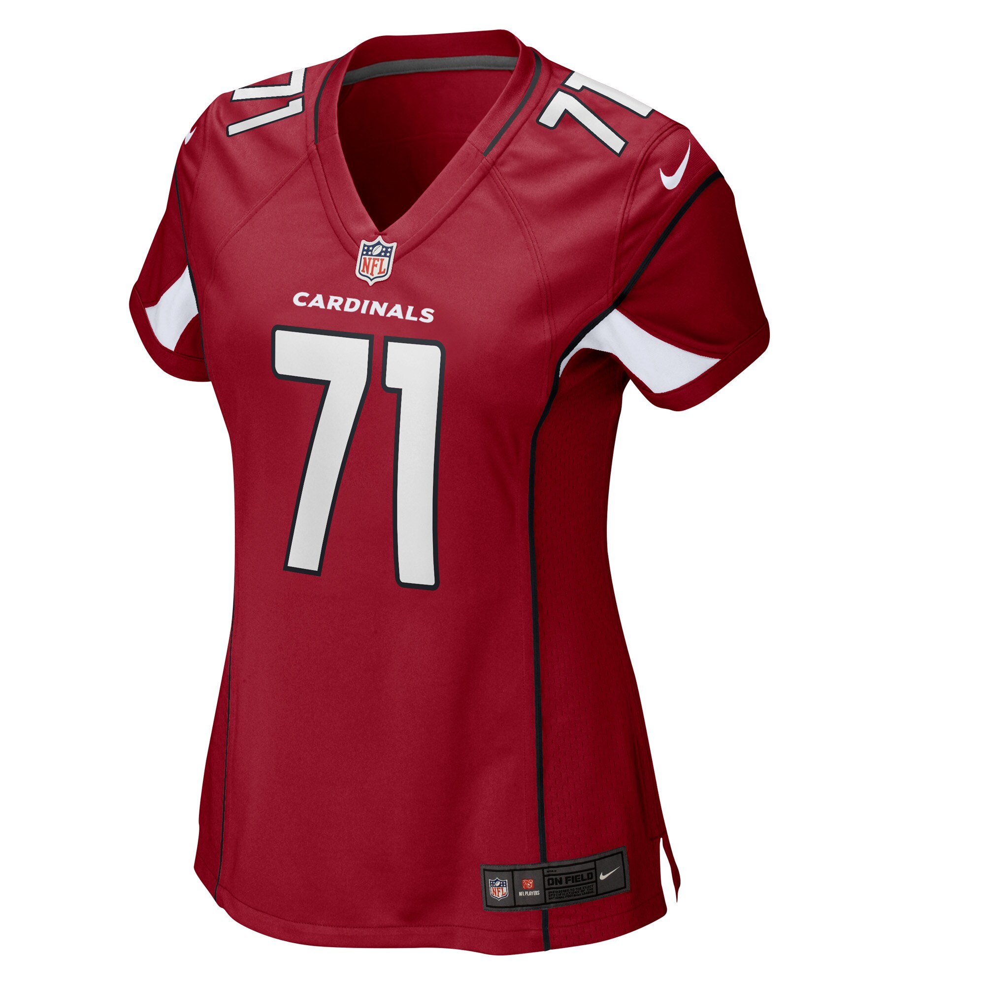 Andrew Brown Arizona Cardinals  Women's Game Player Jersey - Cardinal
