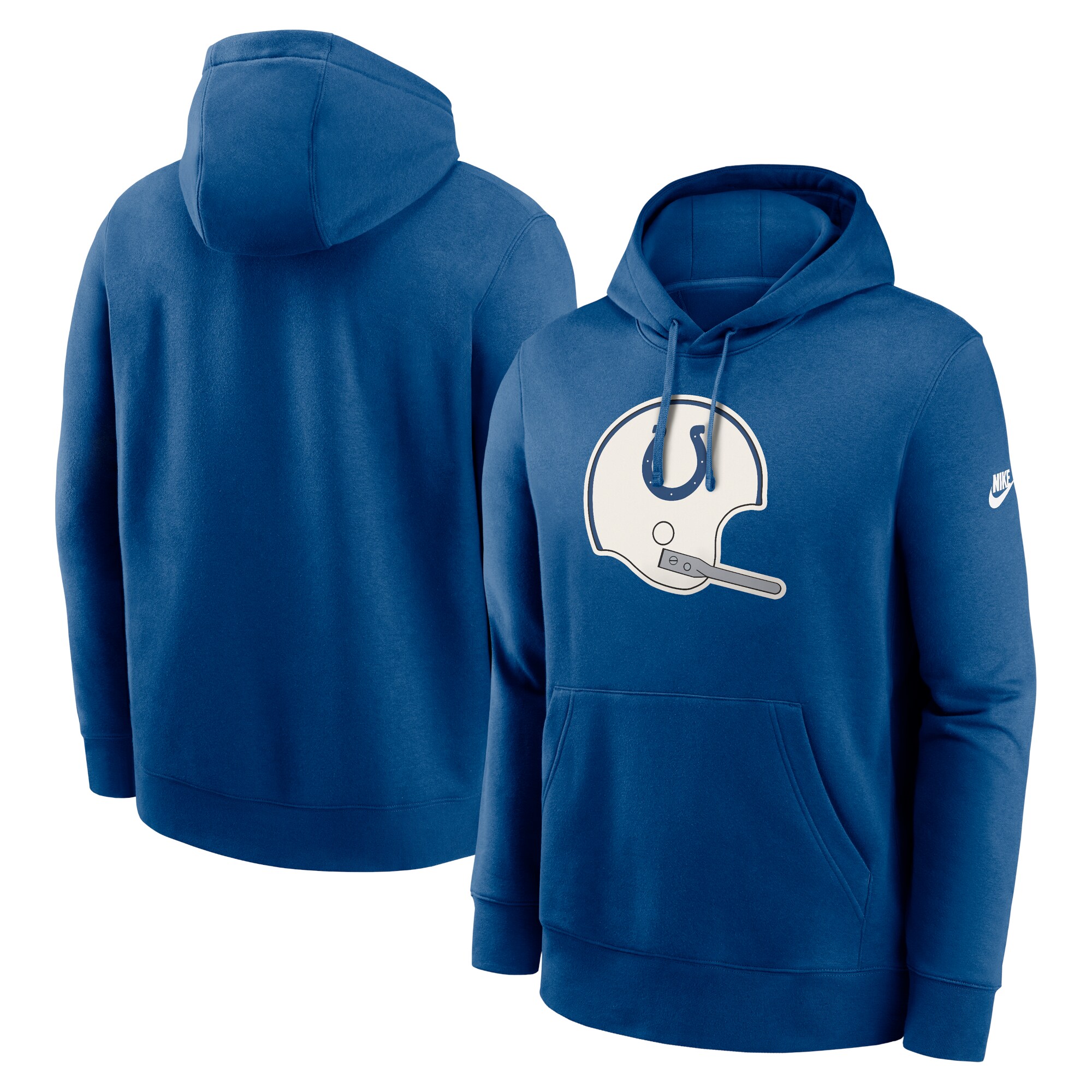 Indianapolis Colts Rewind Club Logo Pullover Hoodie - Royal