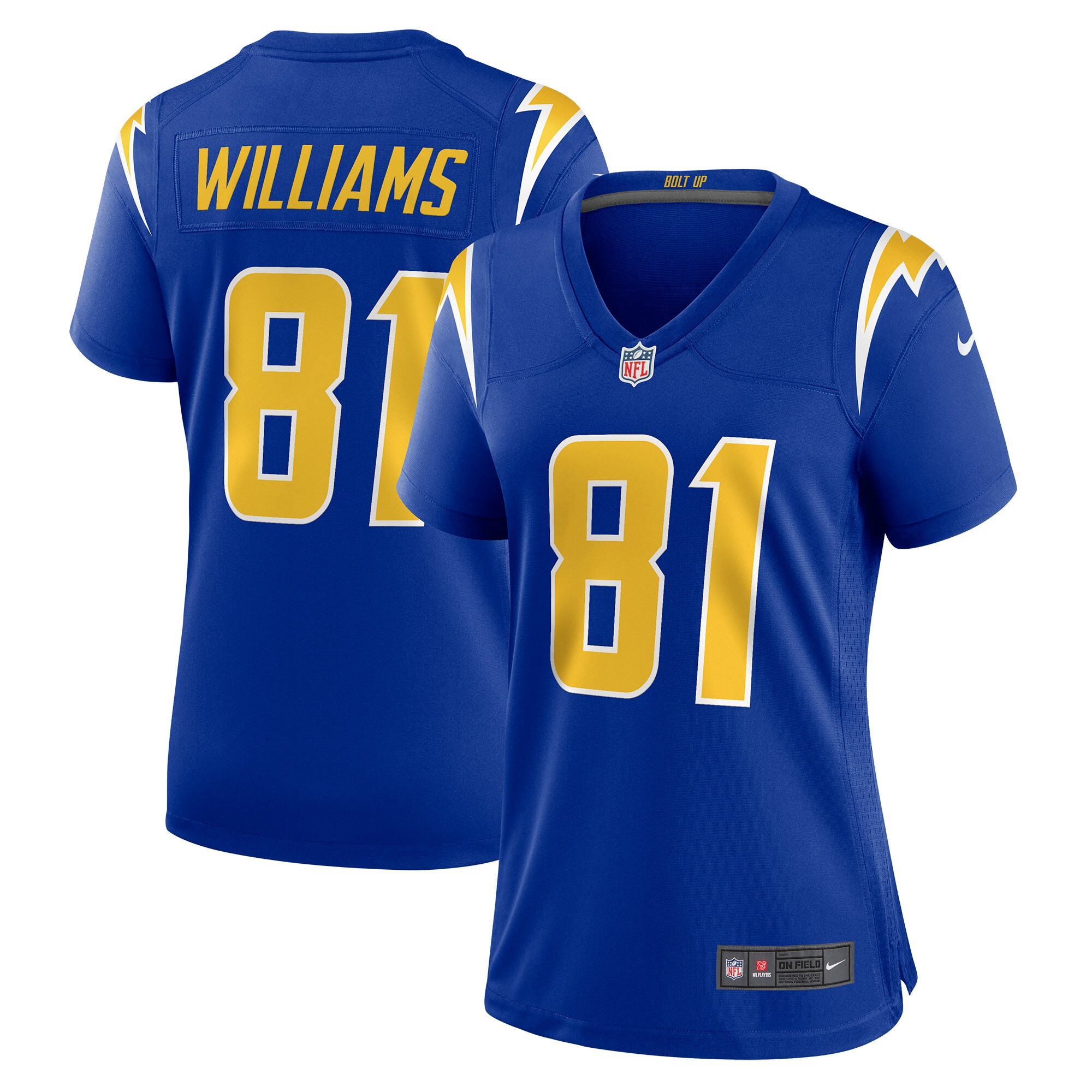 Mike Williams Los Angeles Chargers  Women's Game Jersey - Royal