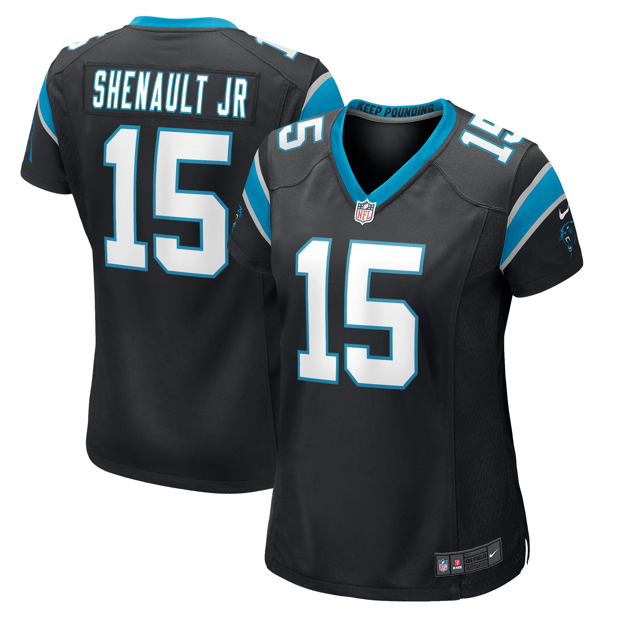 Laviska Shenault Jr. Carolina Panthers  Women's Game Player Jersey - Black