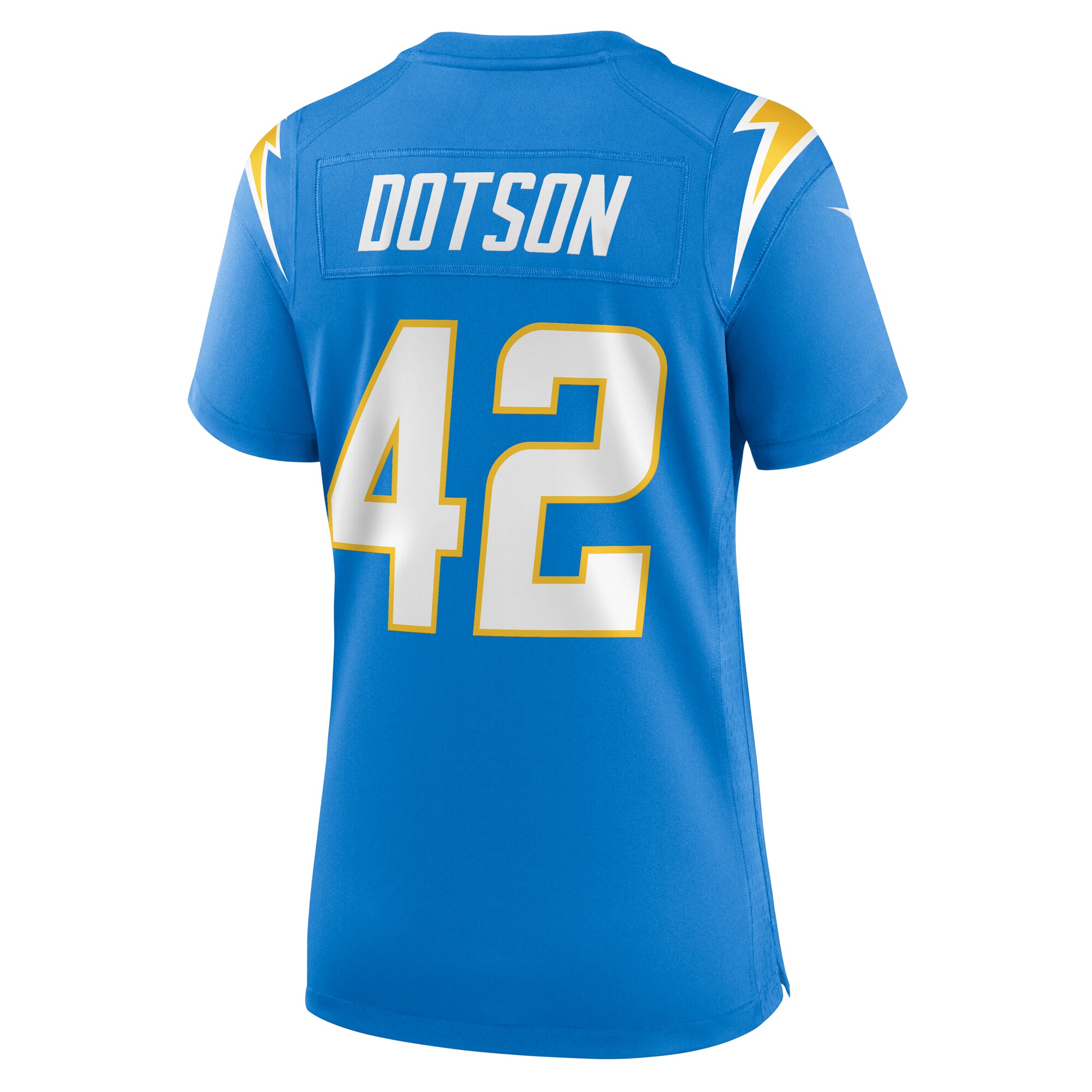 Elijah Dotson Los Angeles Chargers Women's Team Game Jersey -  Powder Blue
