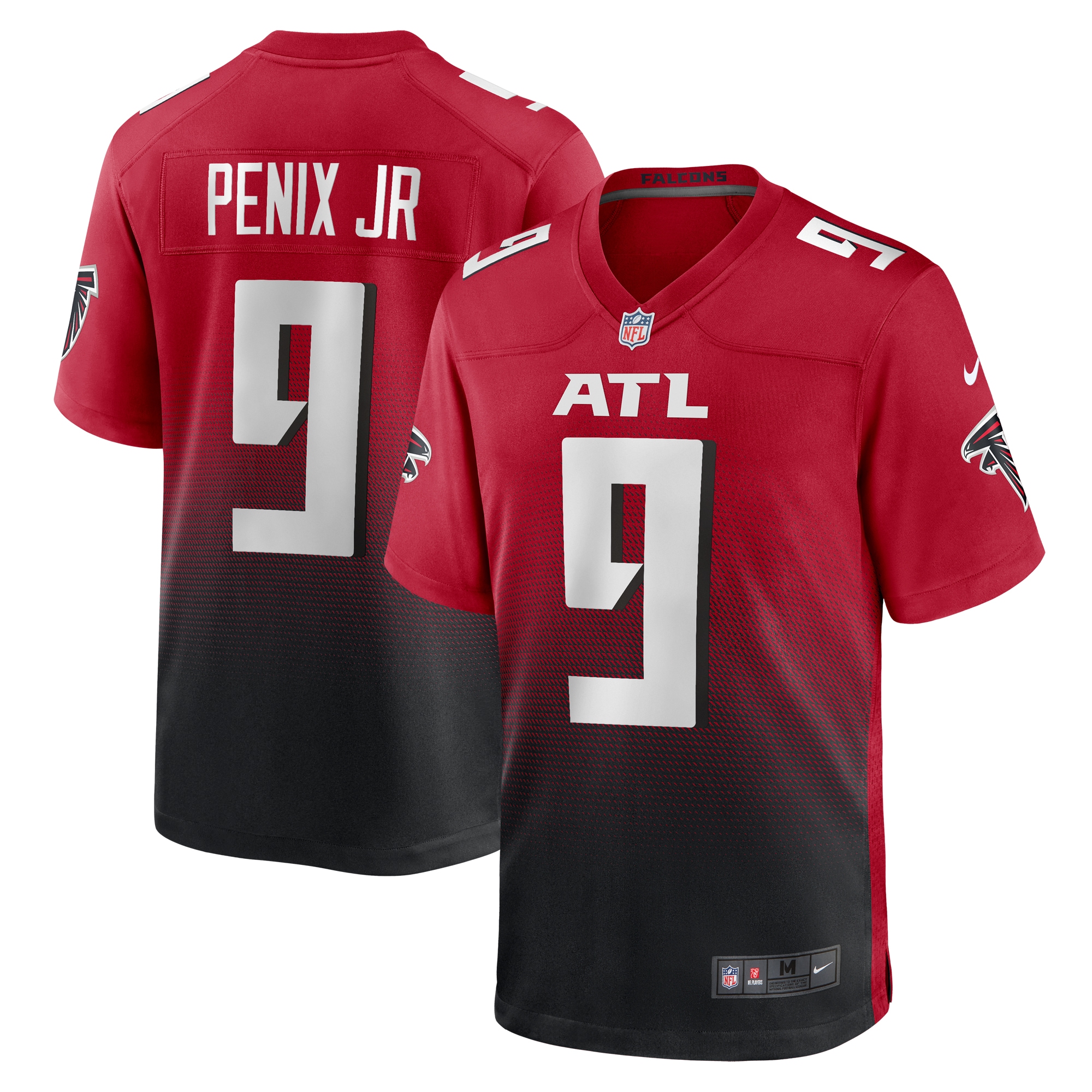 Michael Penix Jr. Atlanta Falcons Alternate Game Jersey -  Red