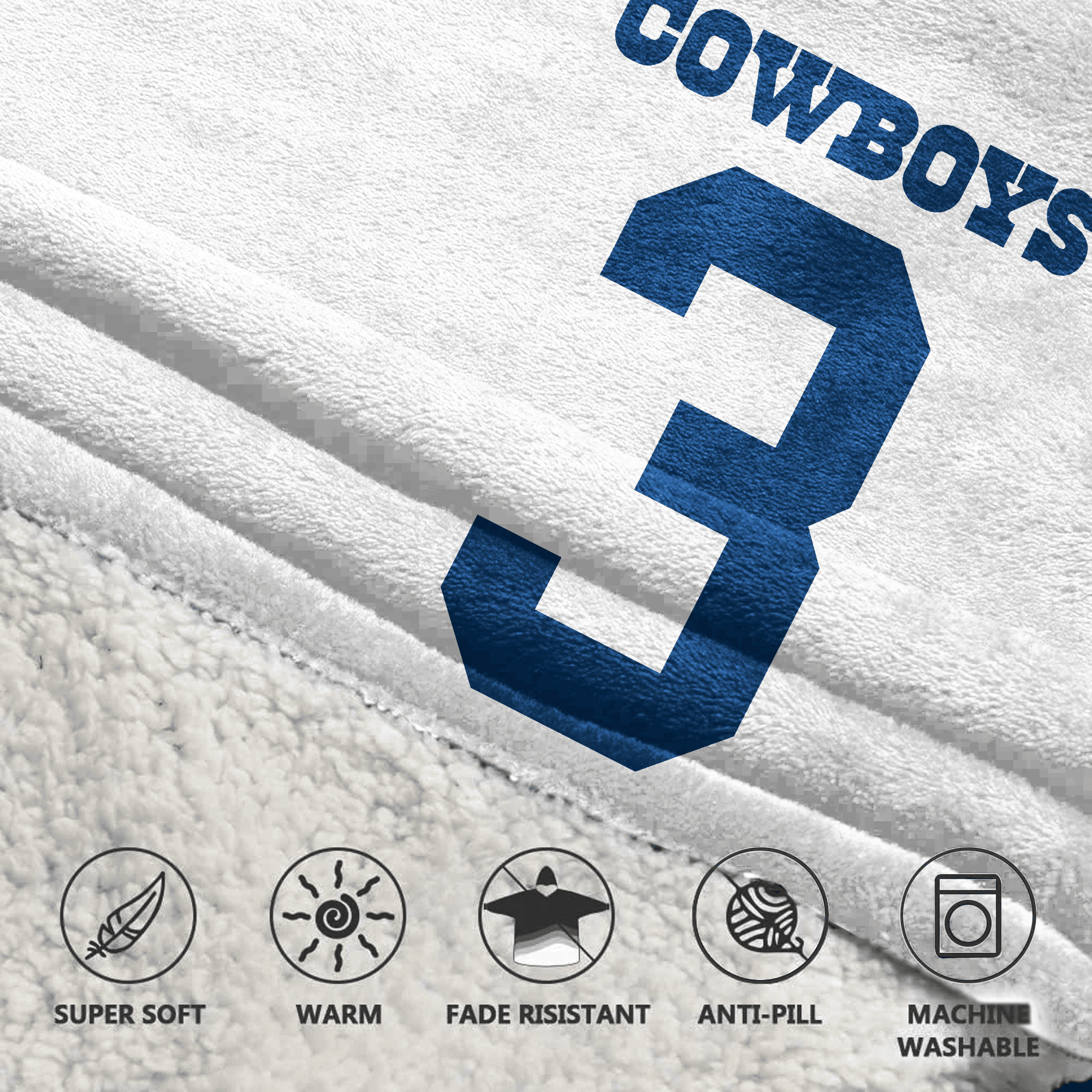 Kid G.P 3 Dallas Football Unisex Blanket Hoodie