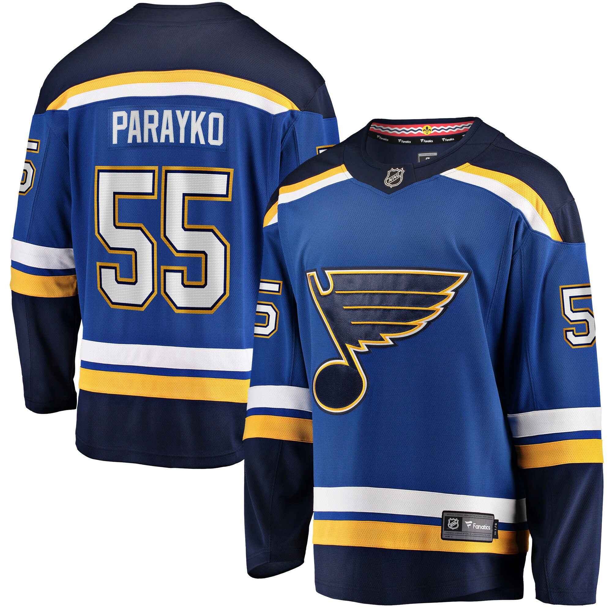 Colton Parayko St.Louis Blues Breakaway Player Jersey - Blue