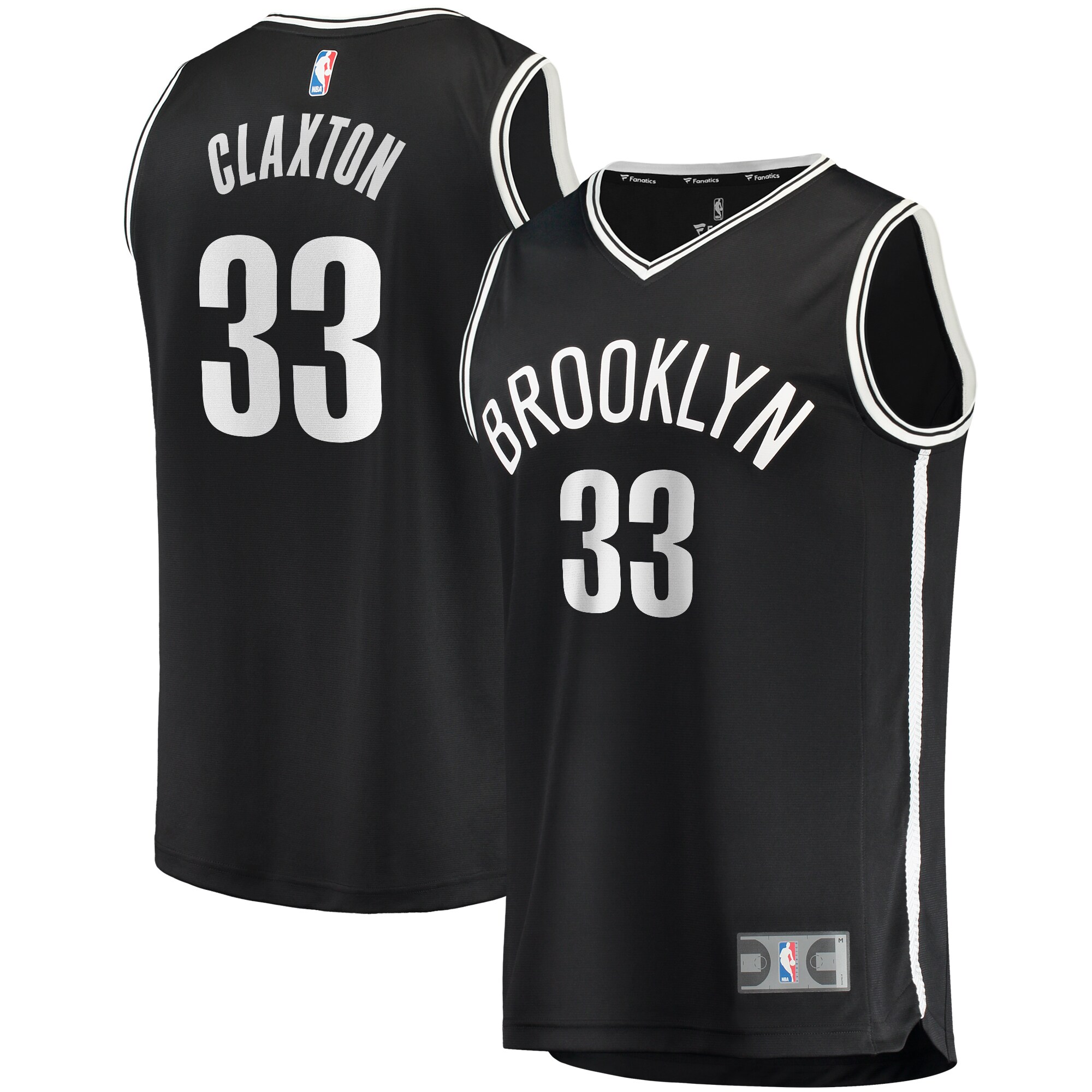 Nicolas Claxton Brooklyn Nets  Fast Break Player Jersey - Icon Edition - Black