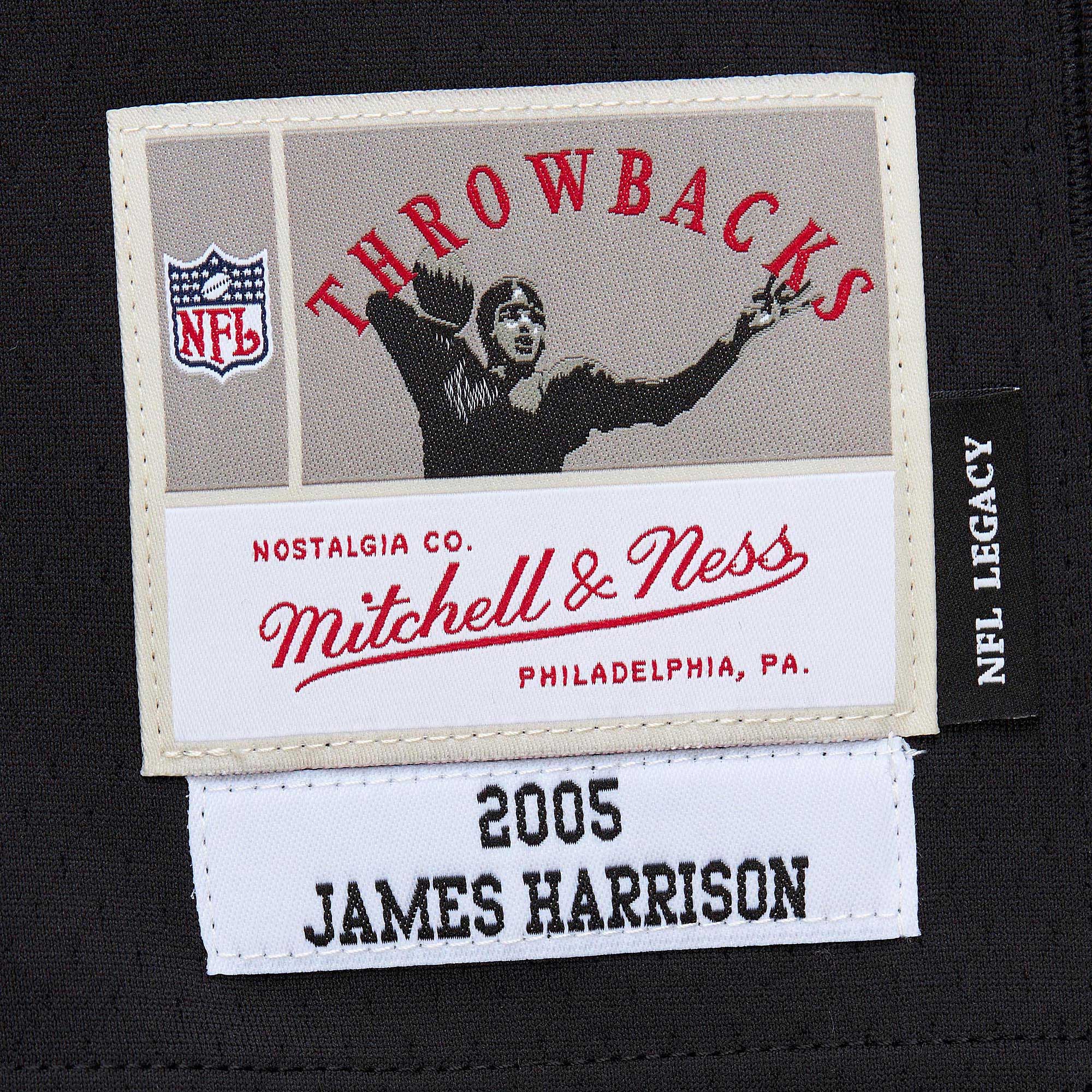 James Harrison Pittsburgh Steelers Legacy Replica Jersey - Black