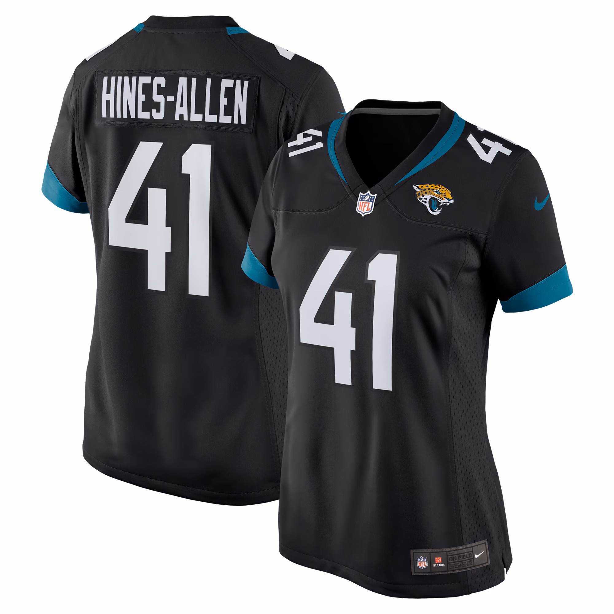 Josh Hines-Allen Jacksonville Jaguars Women's Alternate Player Game Jersey - Black