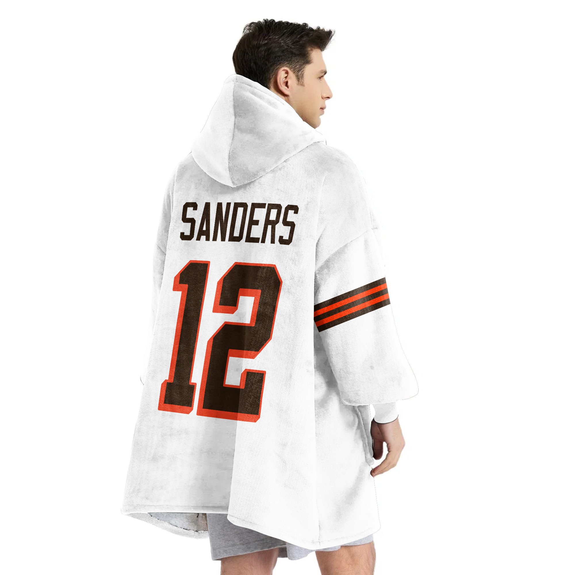 Adult S.S 12 Cleveland Football Unisex Blanket Hoodie