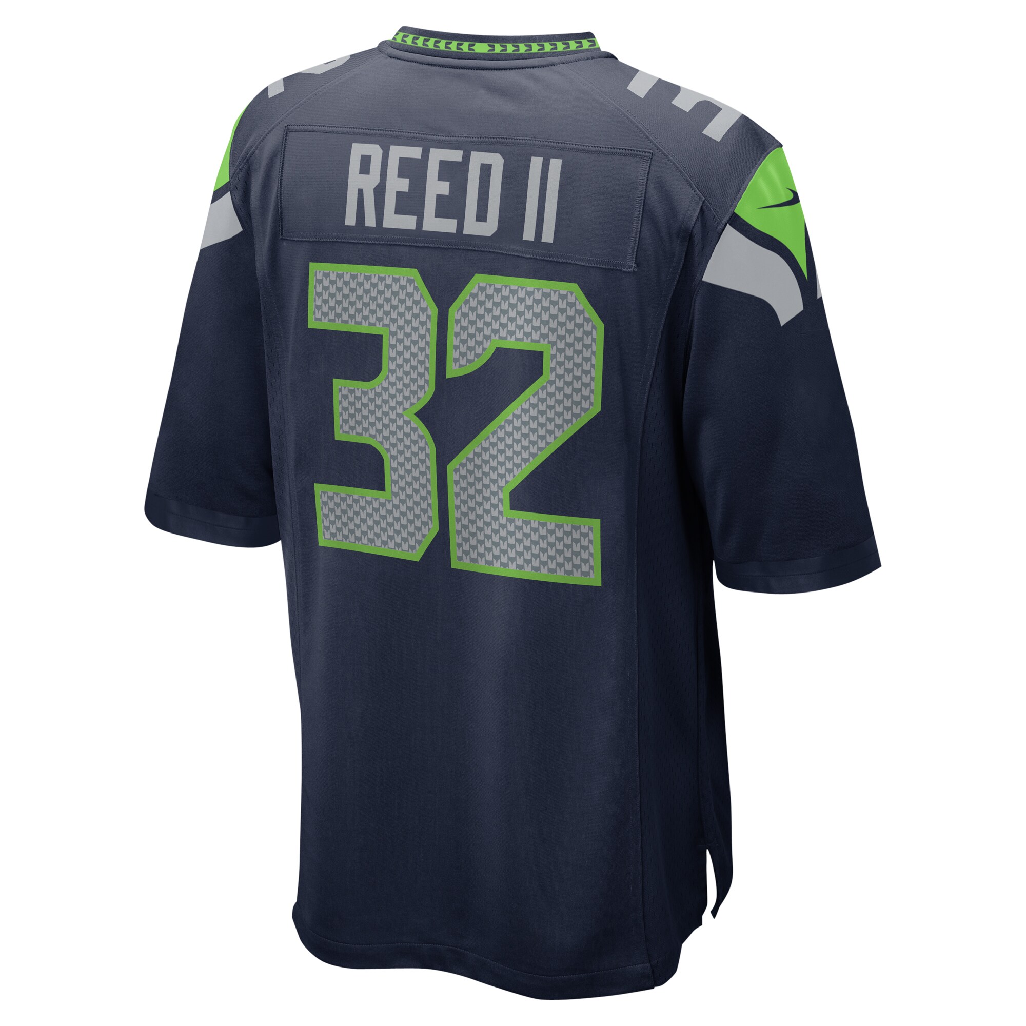 Jerrick Reed II Seattle Seahawks  Game Jersey - College Navy