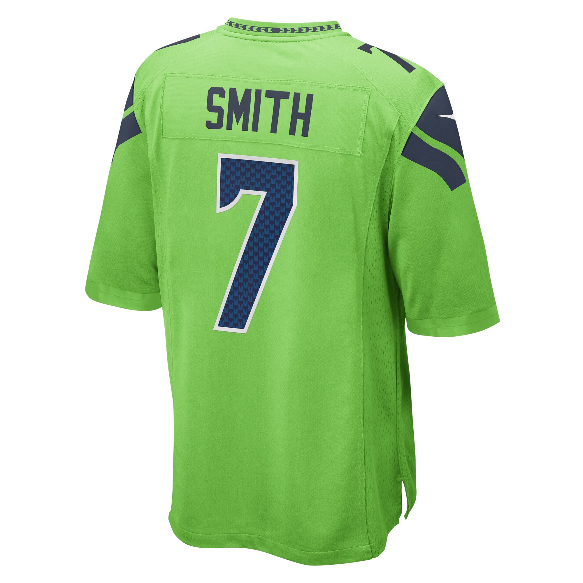 Geno Smith Seattle Seahawks  Game Jersey - Neon Green