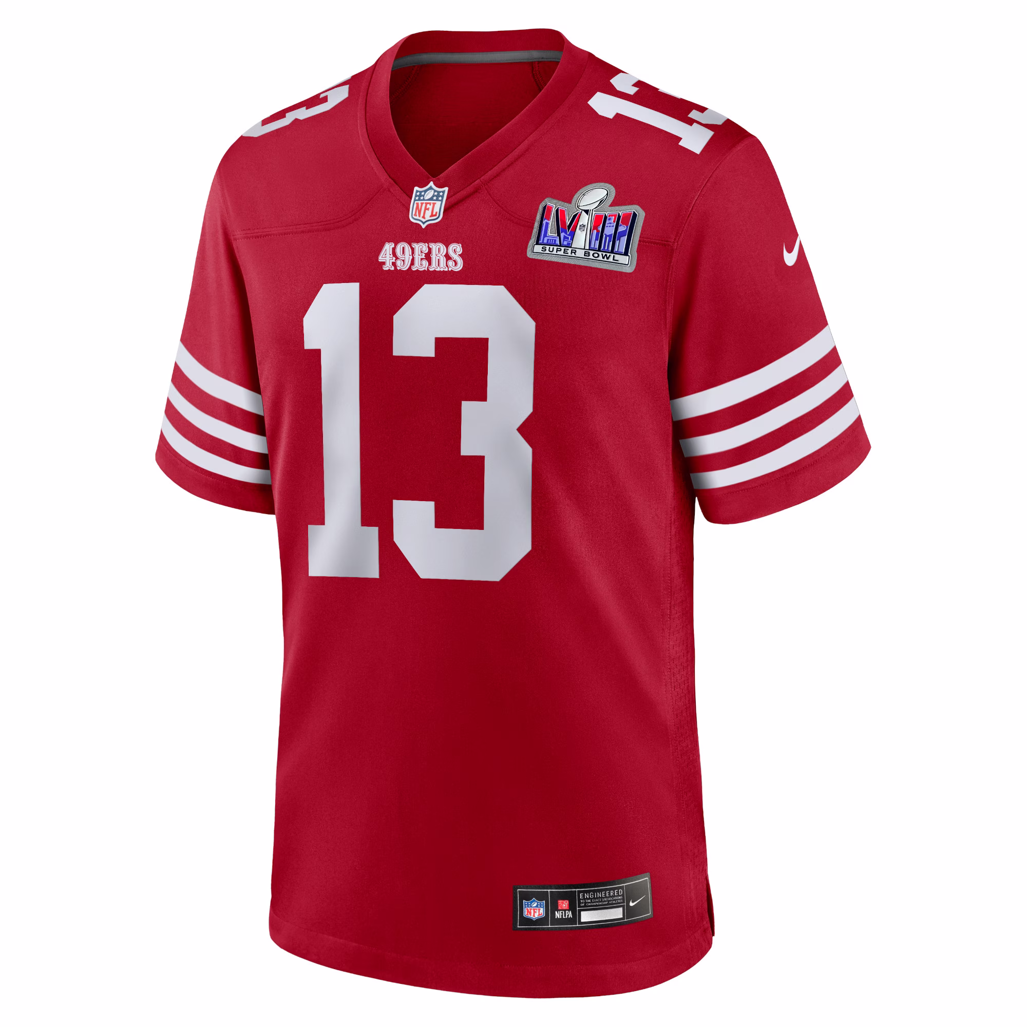 Brock Purdy San Francisco 49ers  2023 Super Bowl LVIII Game Jersey - Scarlet