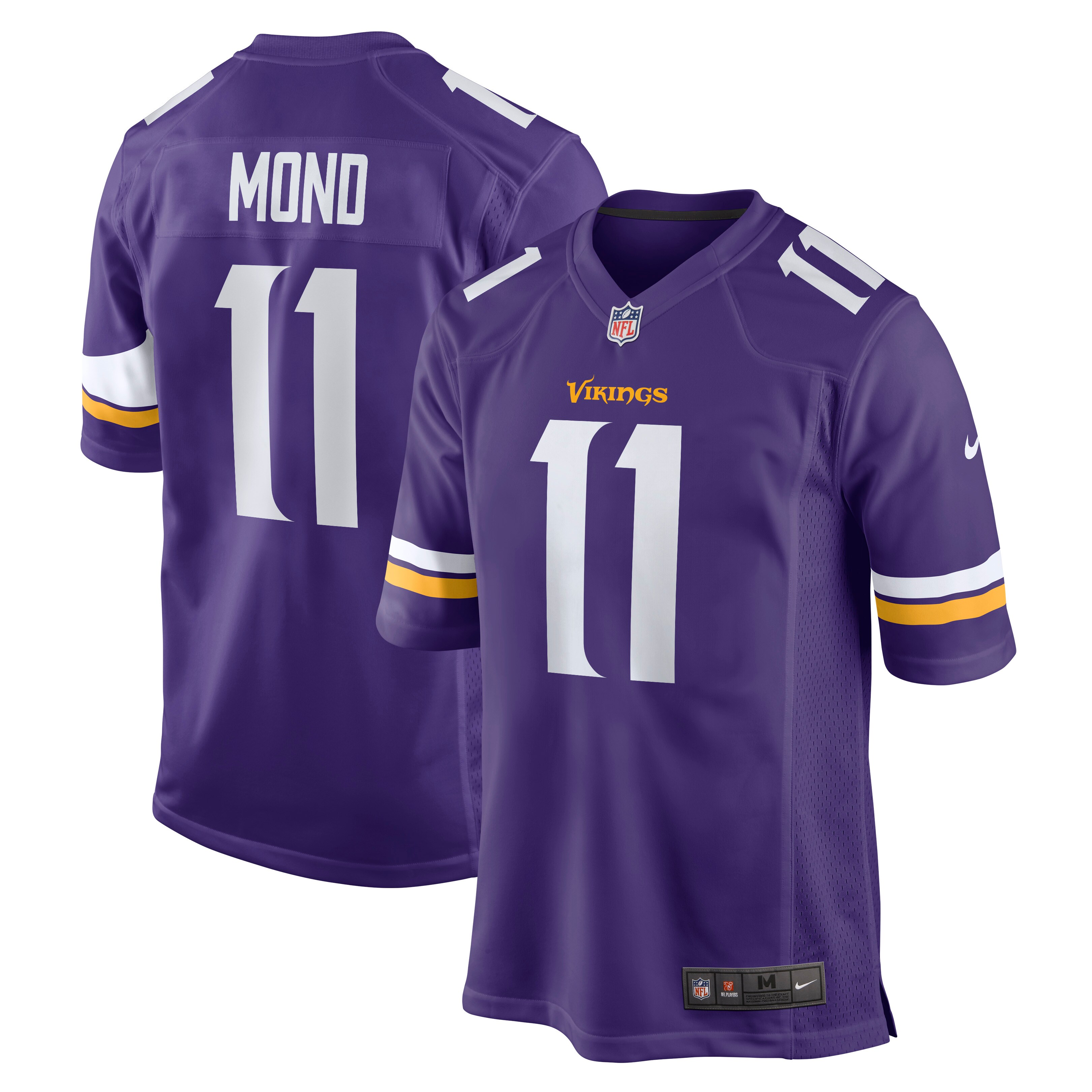 Kellen Mond Minnesota Vikings  Game Jersey - Purple