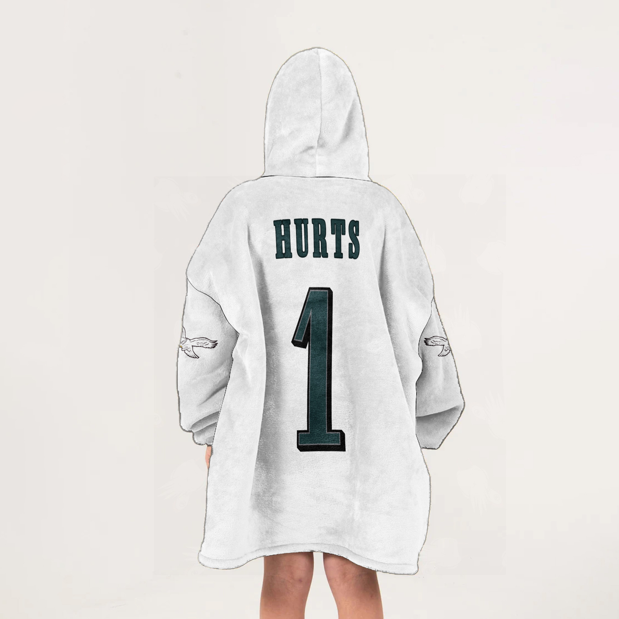 Adult Captain 1 Philadelphia Football Unisex Blanket Hoodie