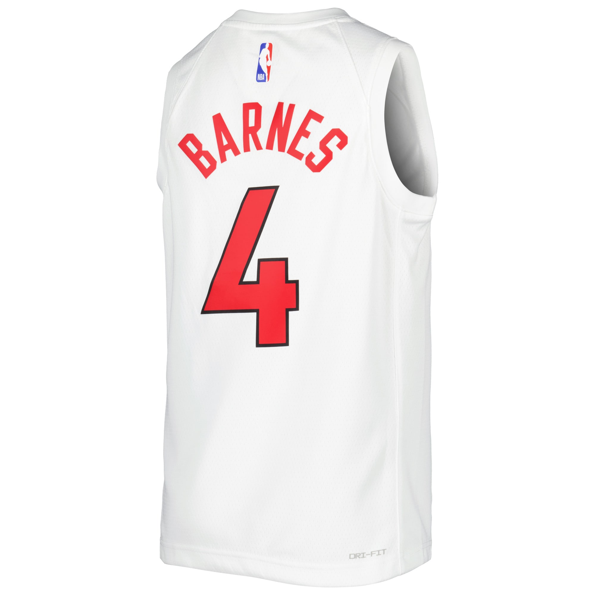 Scottie Barnes Toronto Raptors Youth 2021/22 Swingman Player Jersey White - Association Edition