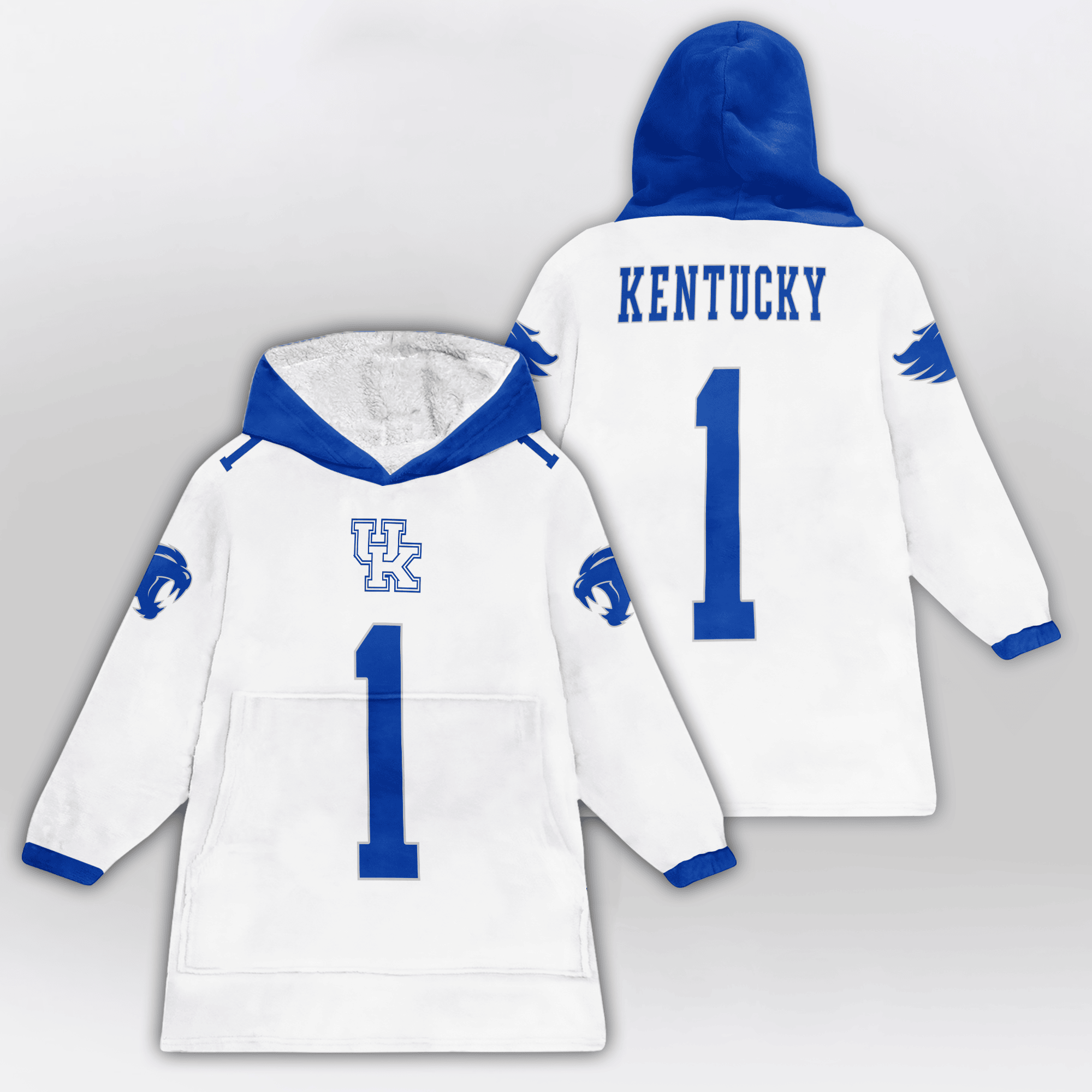 Kid #1 Kentucky Football Unisex Blanket Hoodie