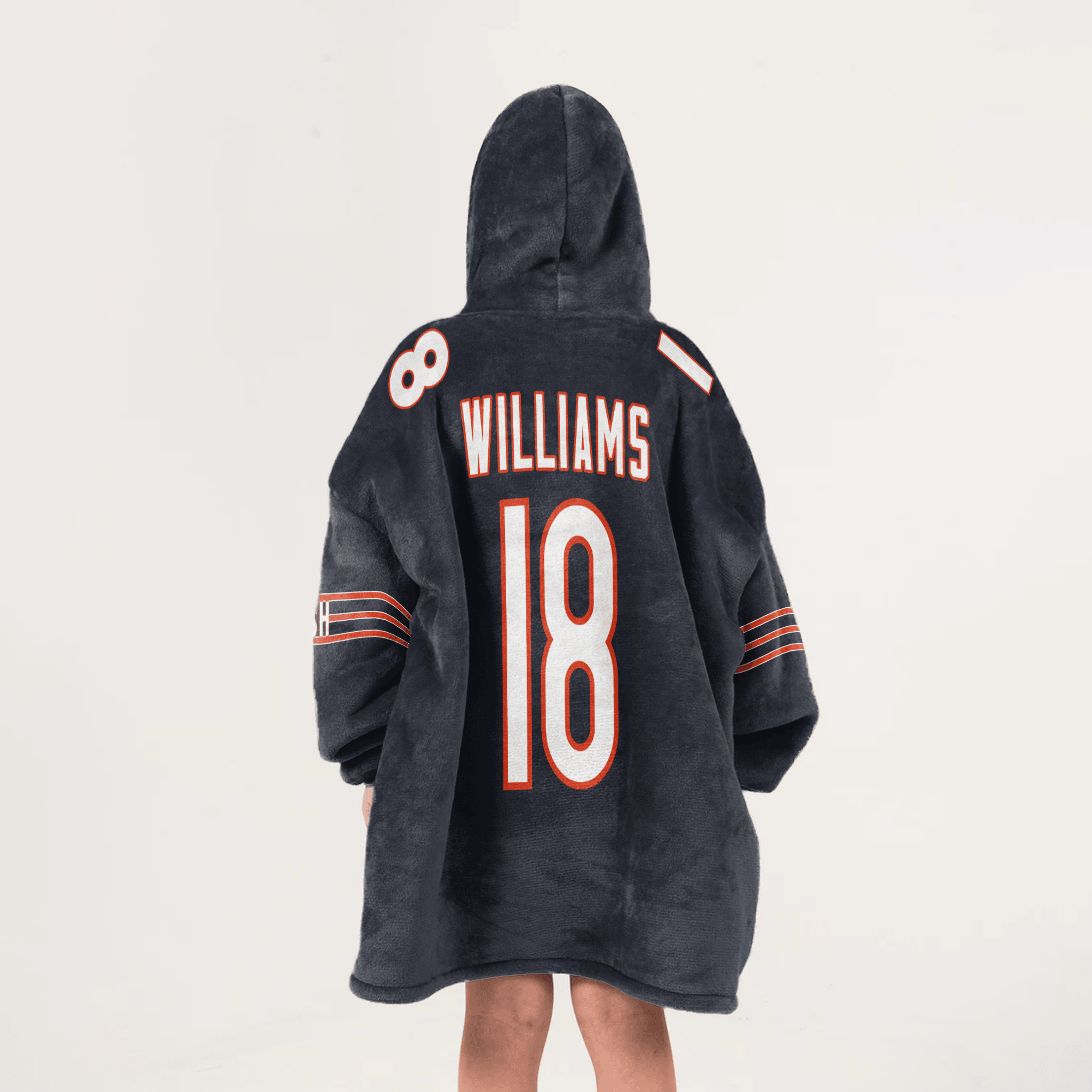 Kid C.W 18 Chicago Football Unisex Blanket Hoodie
