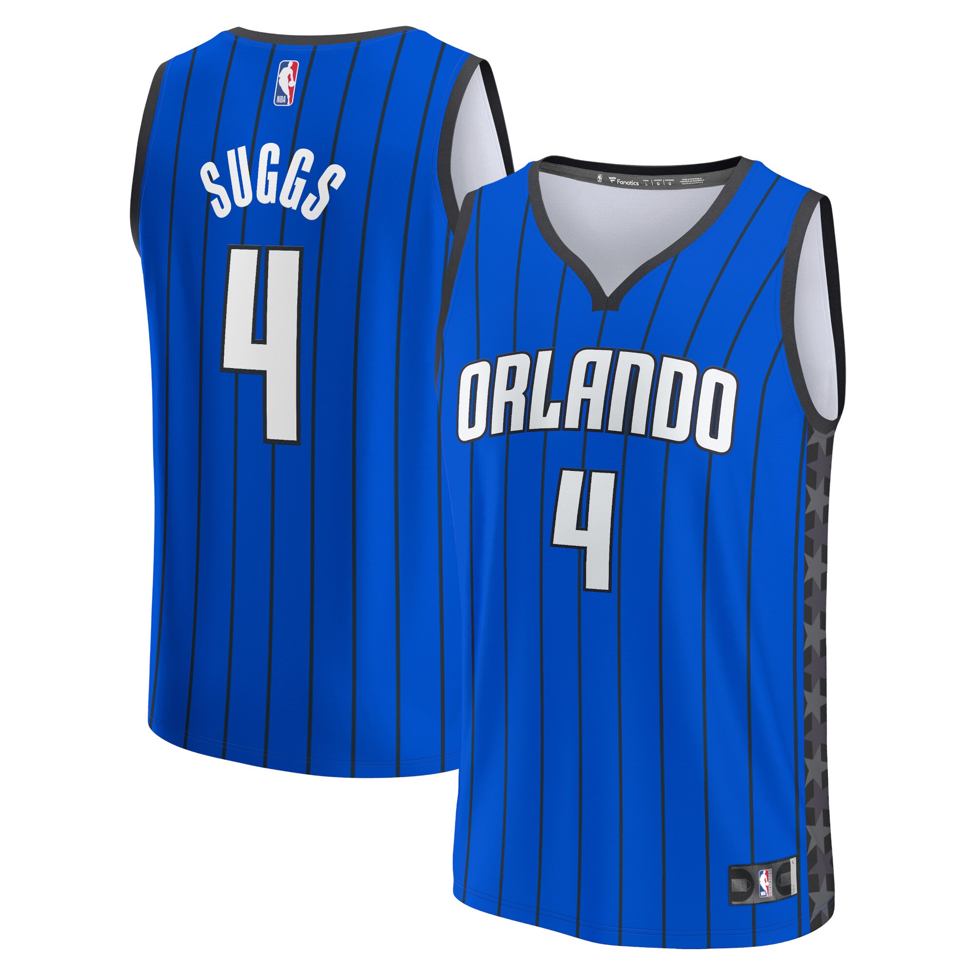 Jalen Suggs Orlando Magic  Fast Break Replica Player Jersey - Statement Edition - Blue