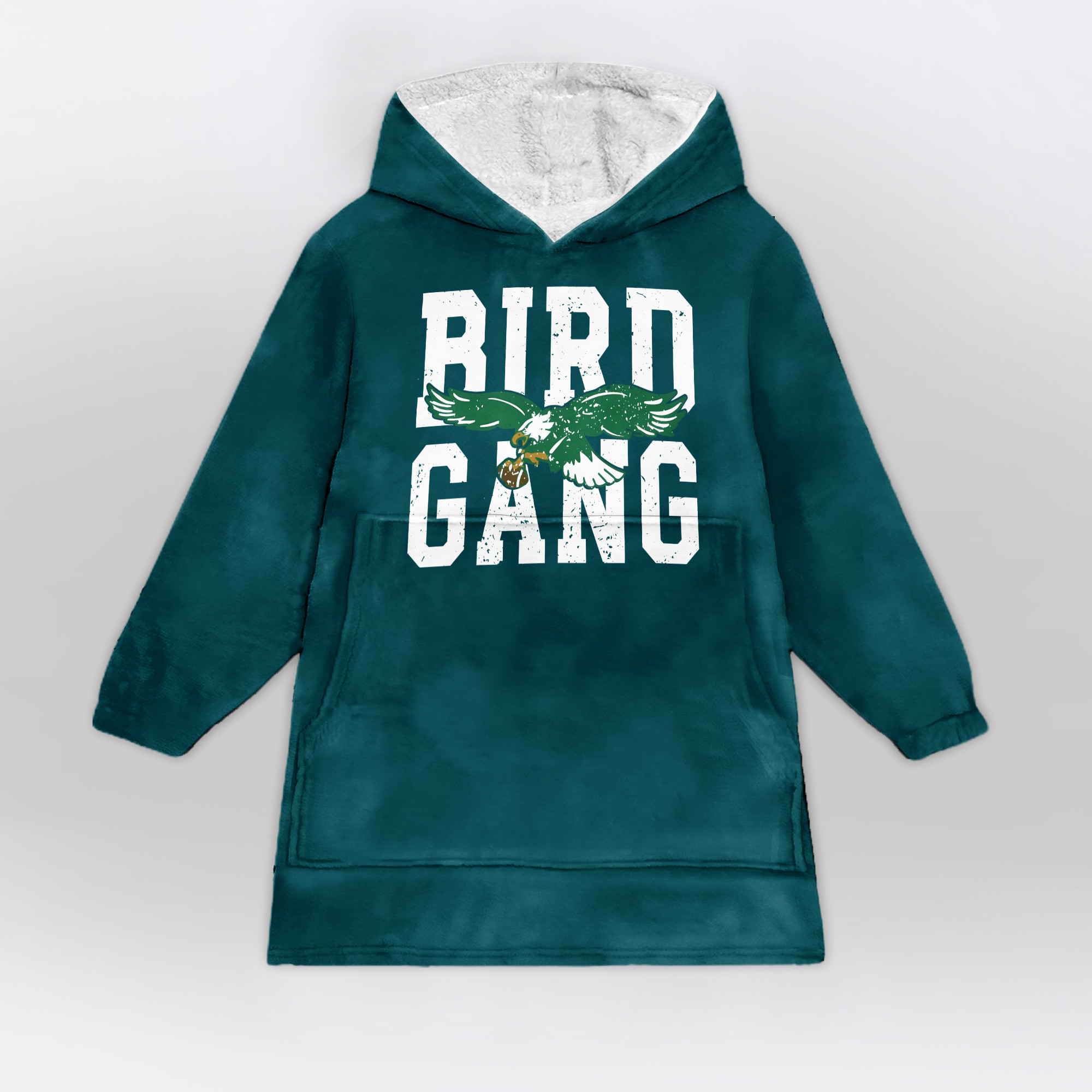 Adult Bird Gang Philadelphia Football Unisex Blanket Hoodie