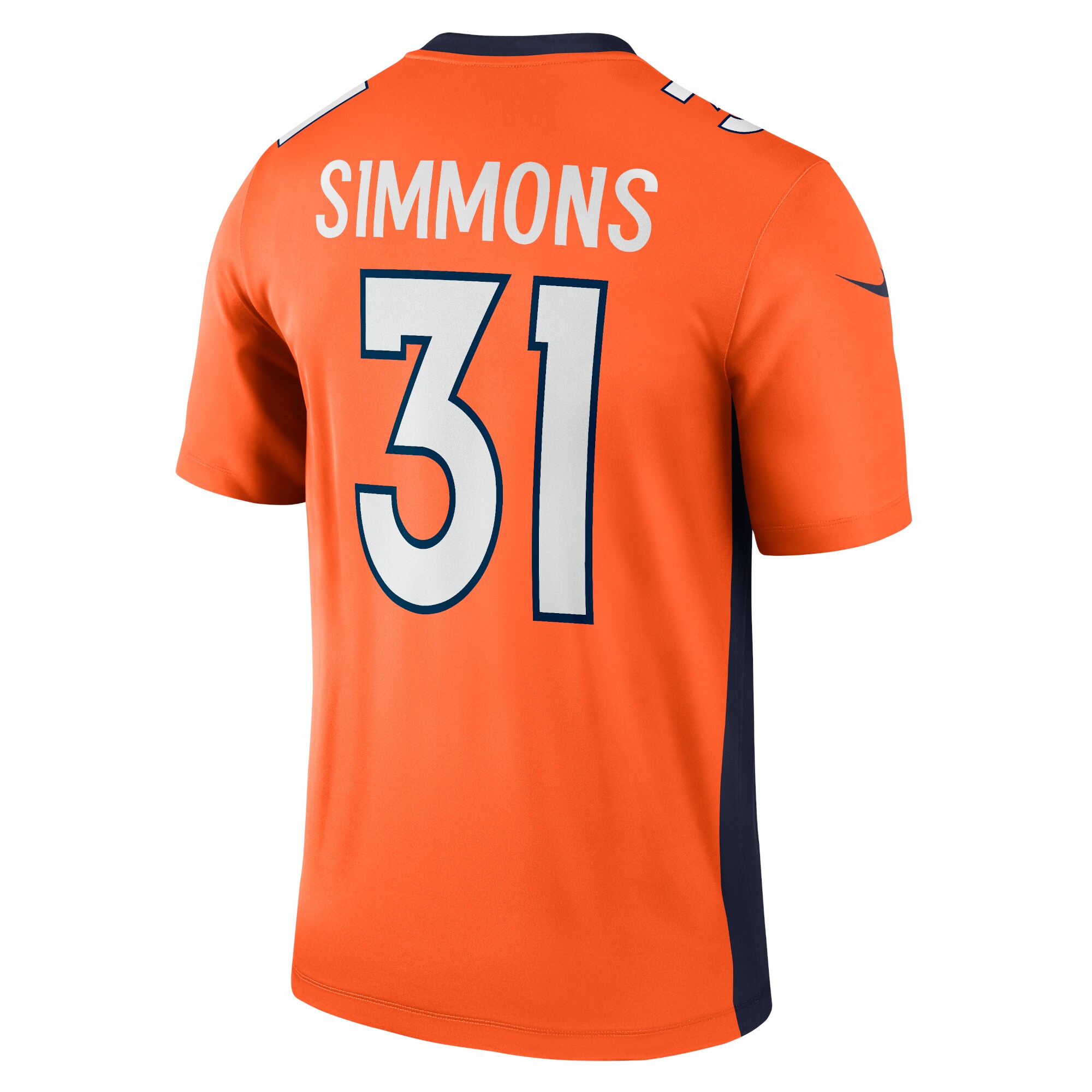 Justin Simmons Denver Broncos  Legend Jersey - Orange