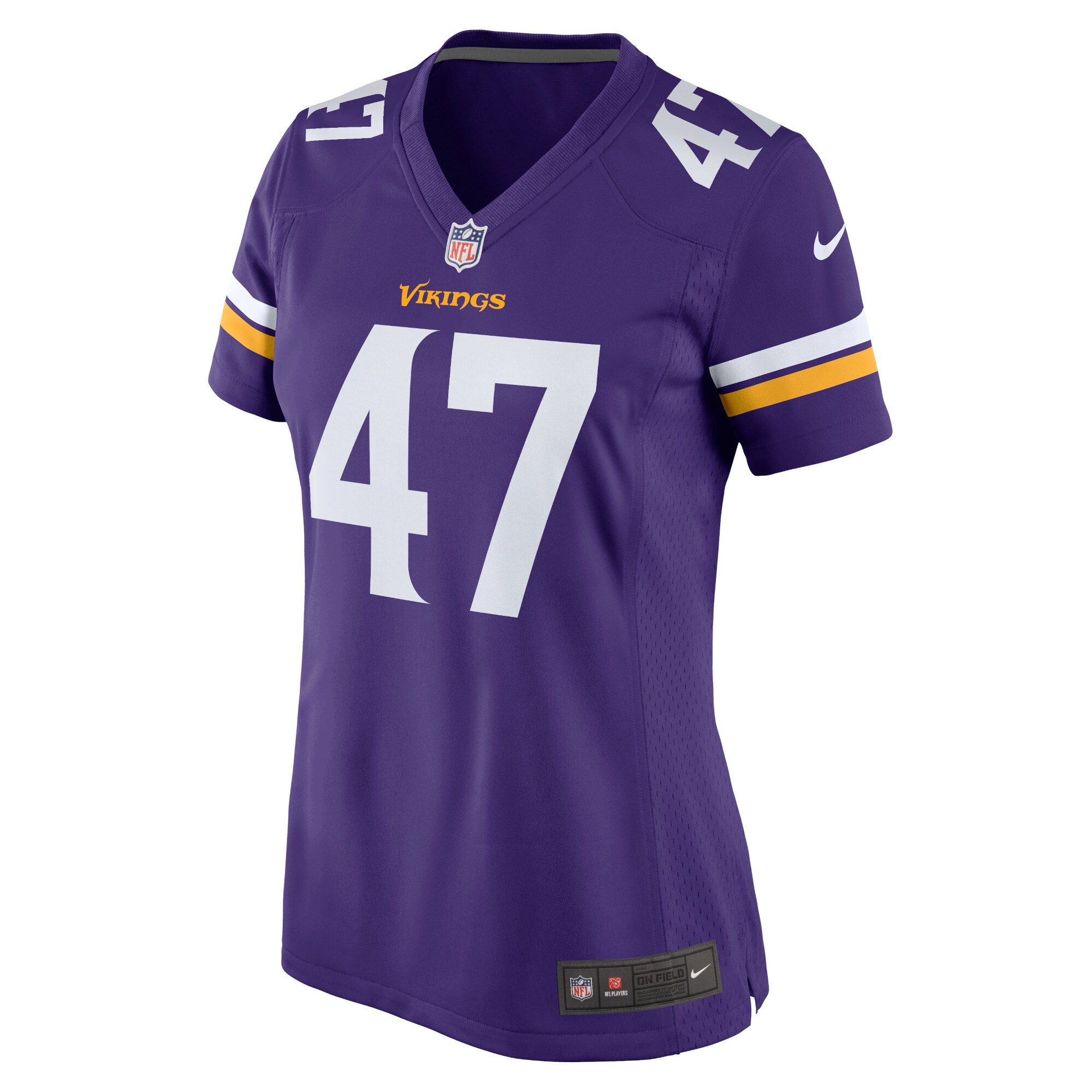 William Kwenkeu Minnesota Vikings  Women's Home Game Player Jersey - Purple