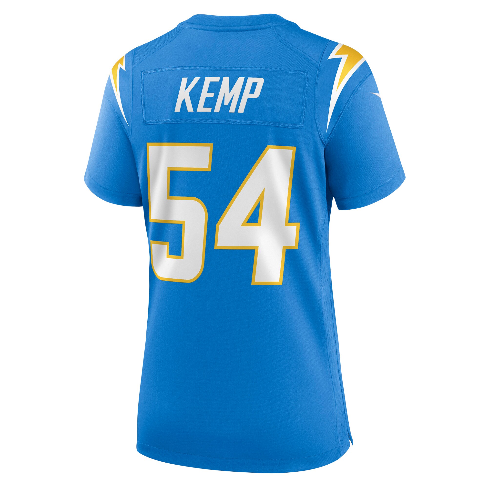 Carlo Kemp Los Angeles Chargers  Women's Game Player Jersey - Powder Blue