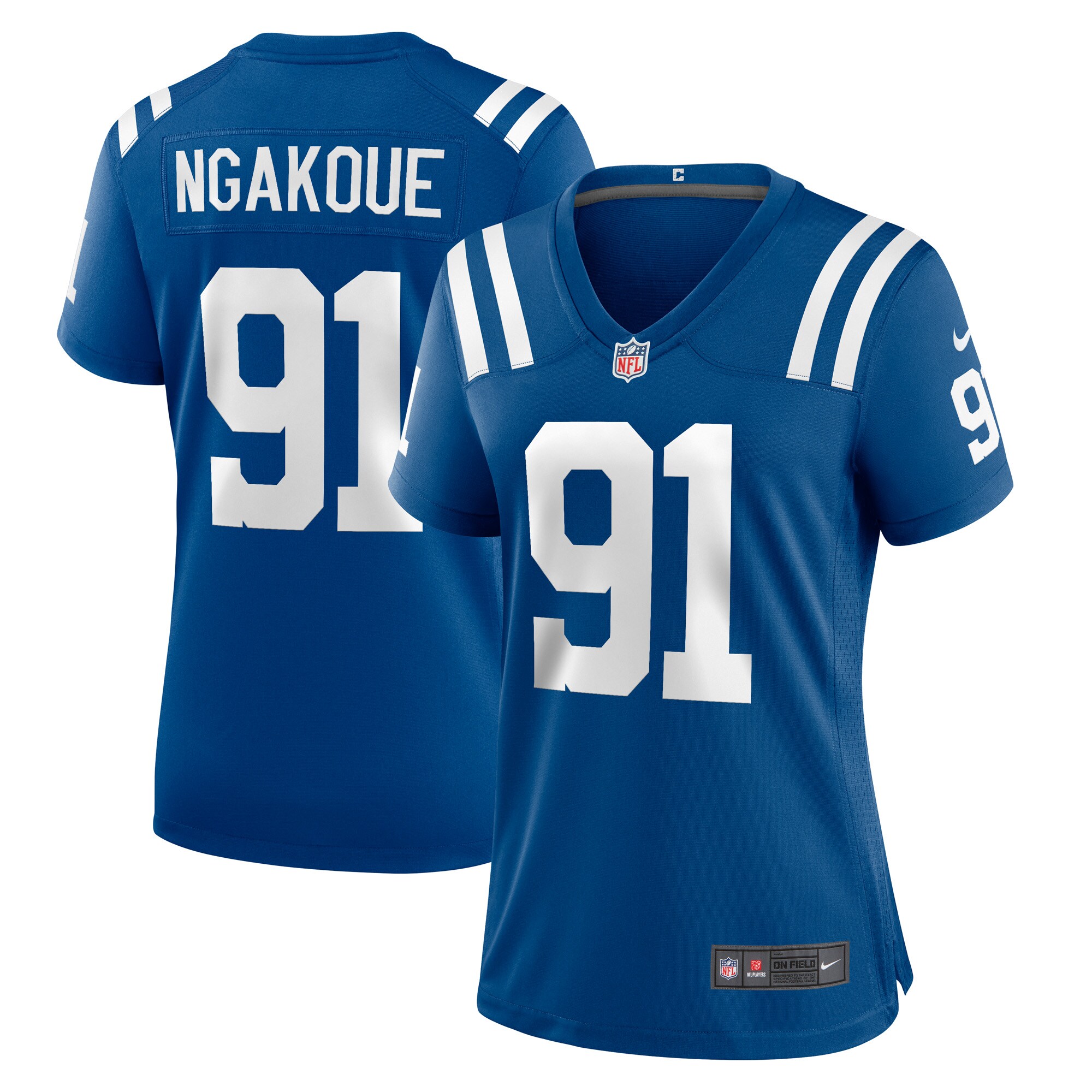 Yannick Ngakoue Indianapolis Colts  Women's Player Game Jersey - Royal