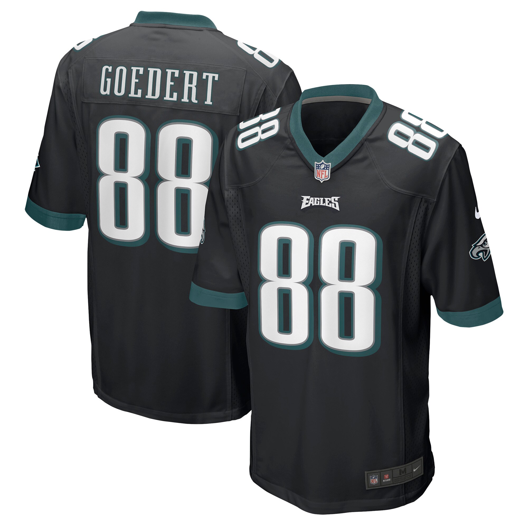 Dallas Goedert #88 Philadelphia Eagles  Game Jersey - Black