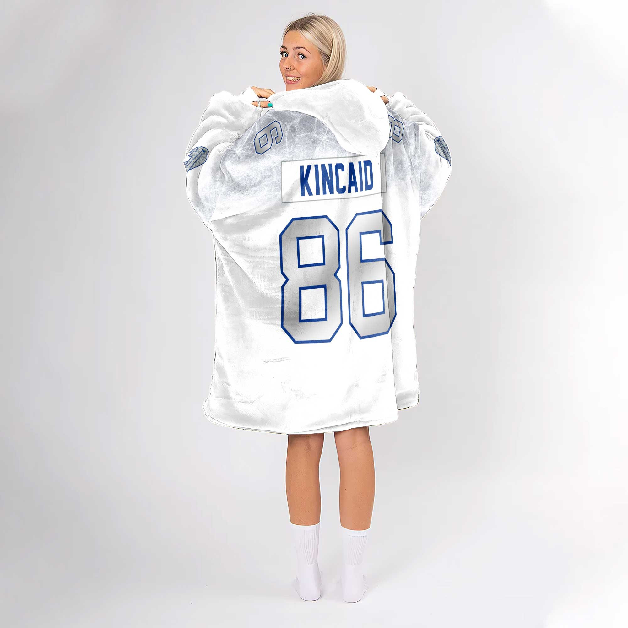 D.K 86 Buffalo Football Unisex Blanket Hoodie