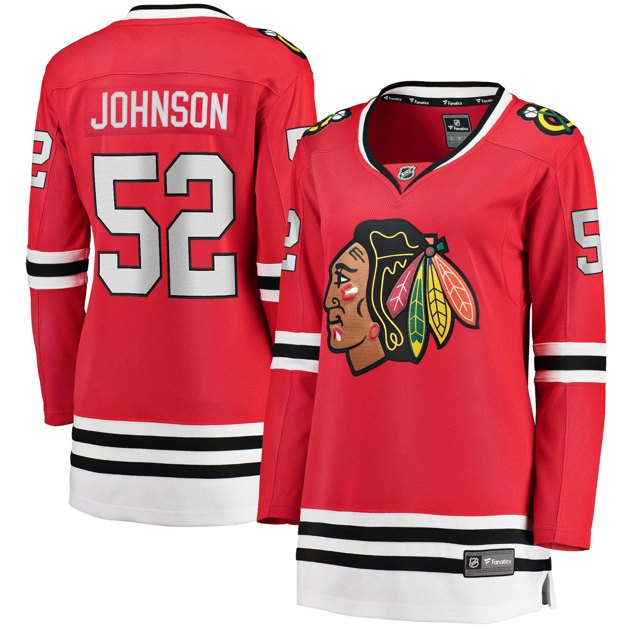 Reese Johnson Chicago Blackhawks Women's Home Breakaway Player Jersey - Red