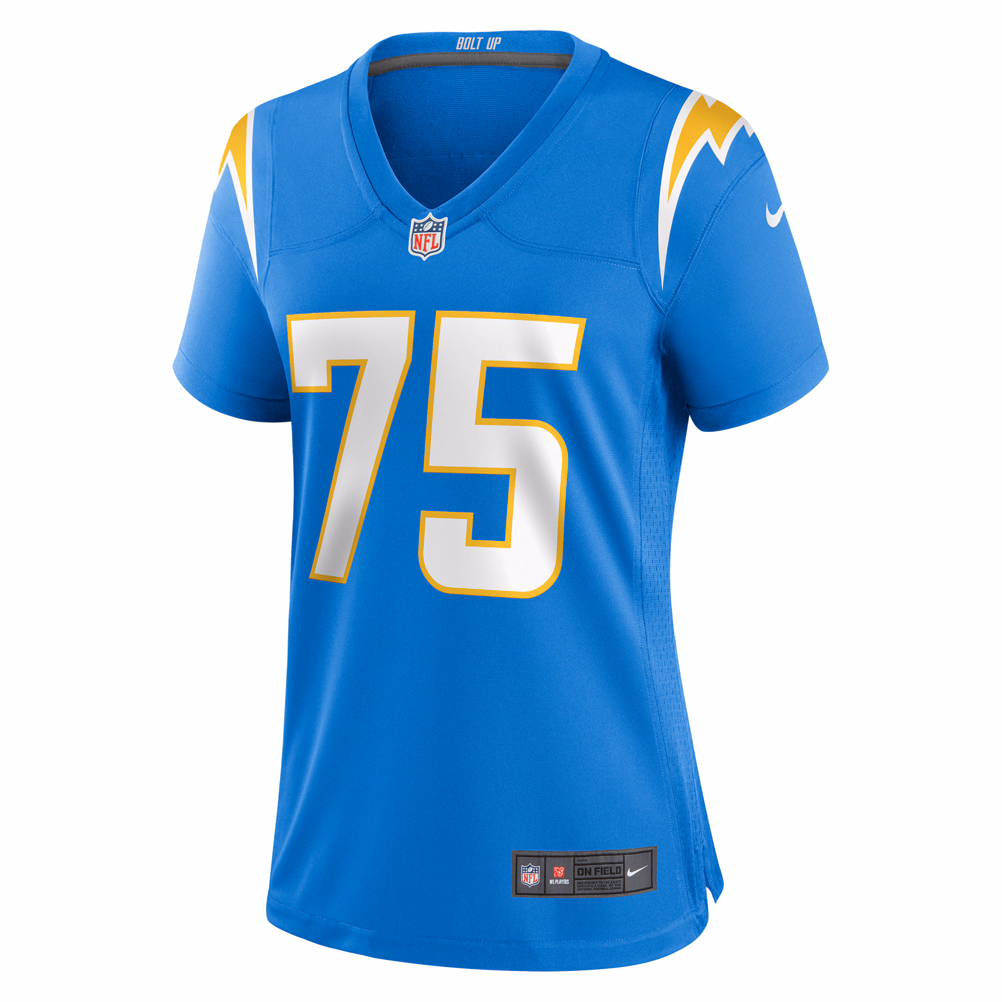 Bradley Bozeman Los Angeles Chargers Women's  Game Jersey -  Powder Blue