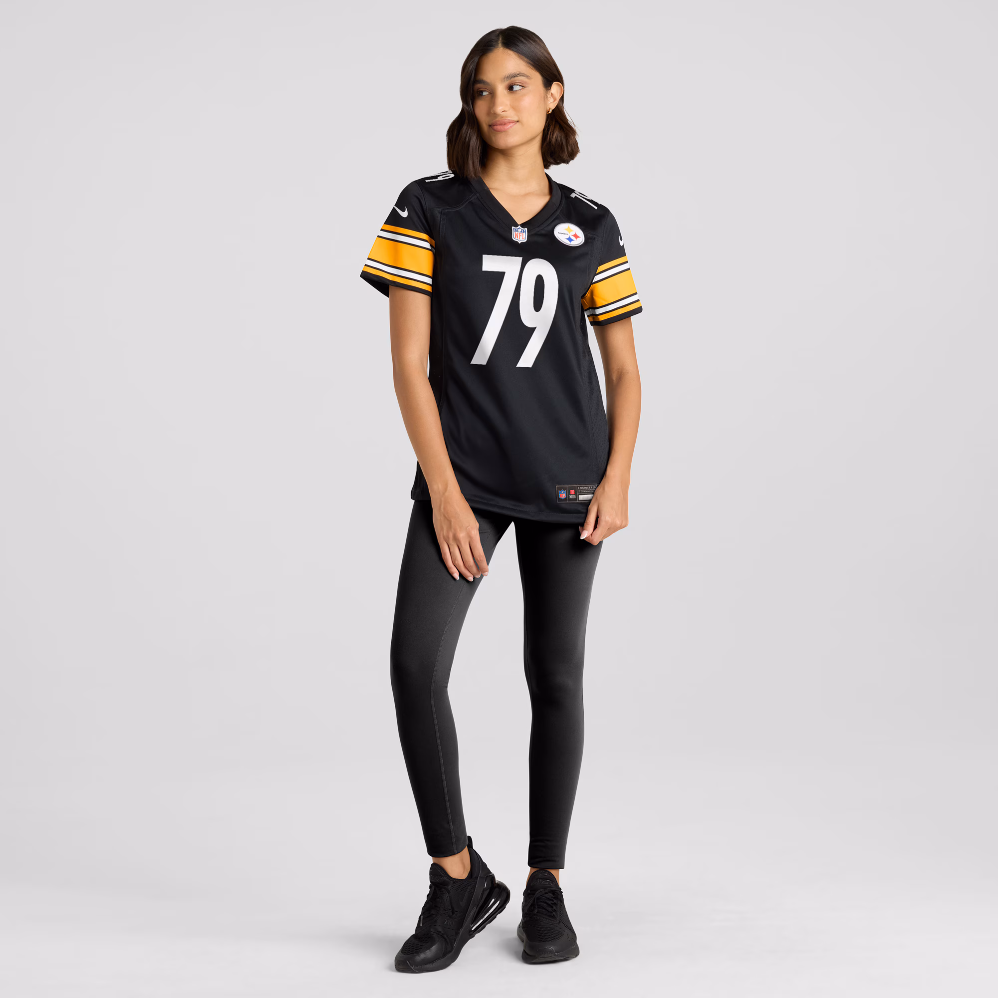 Renell Wren Pittsburgh Steelers Women's  Game Jersey -  Black