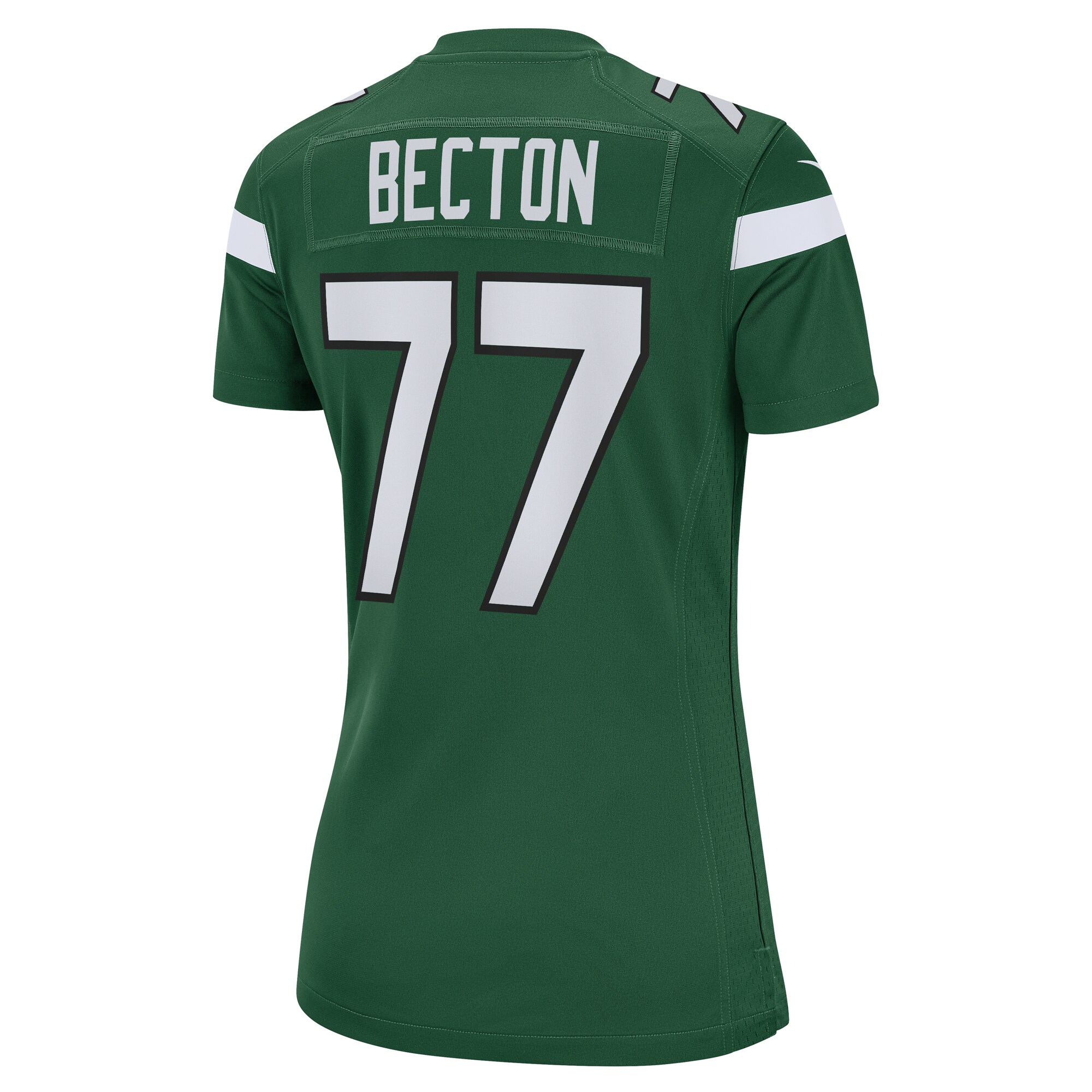 Mekhi Becton New York Jets  Women's Game Jersey - Gotham Green