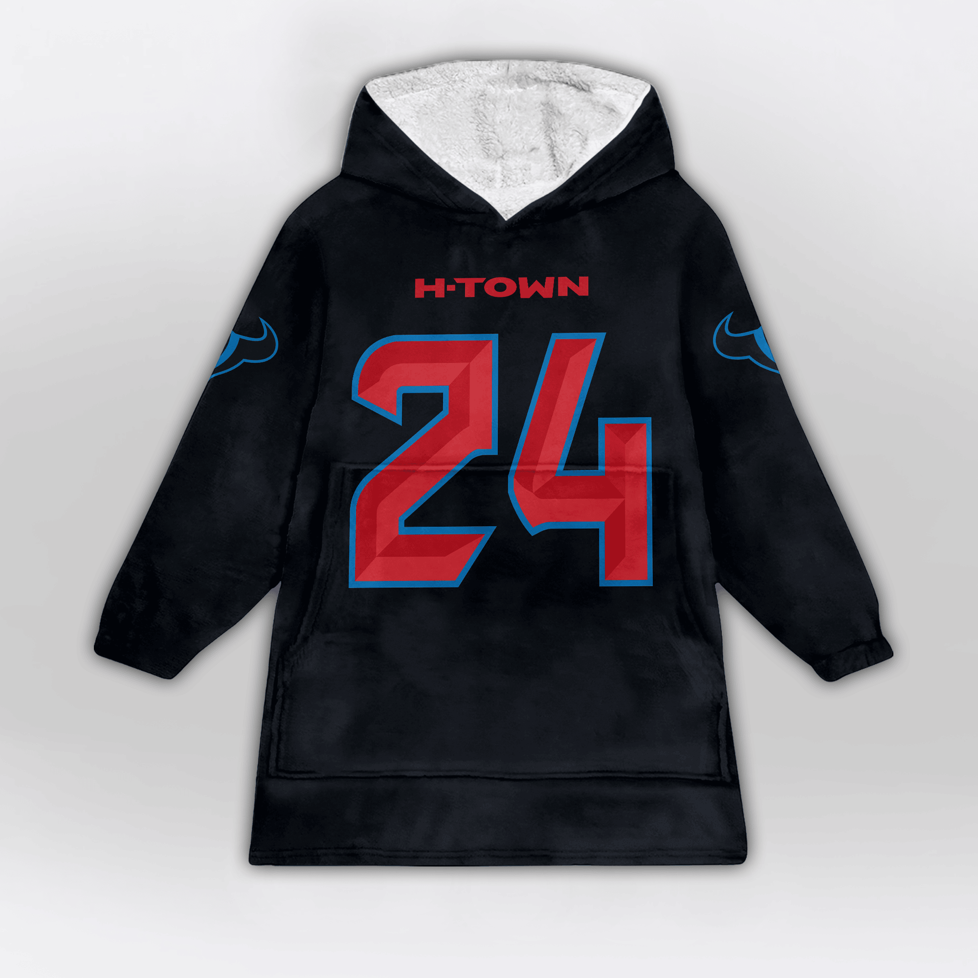 Adult D.S 24 Houston Football Unisex Blanket Hoodie