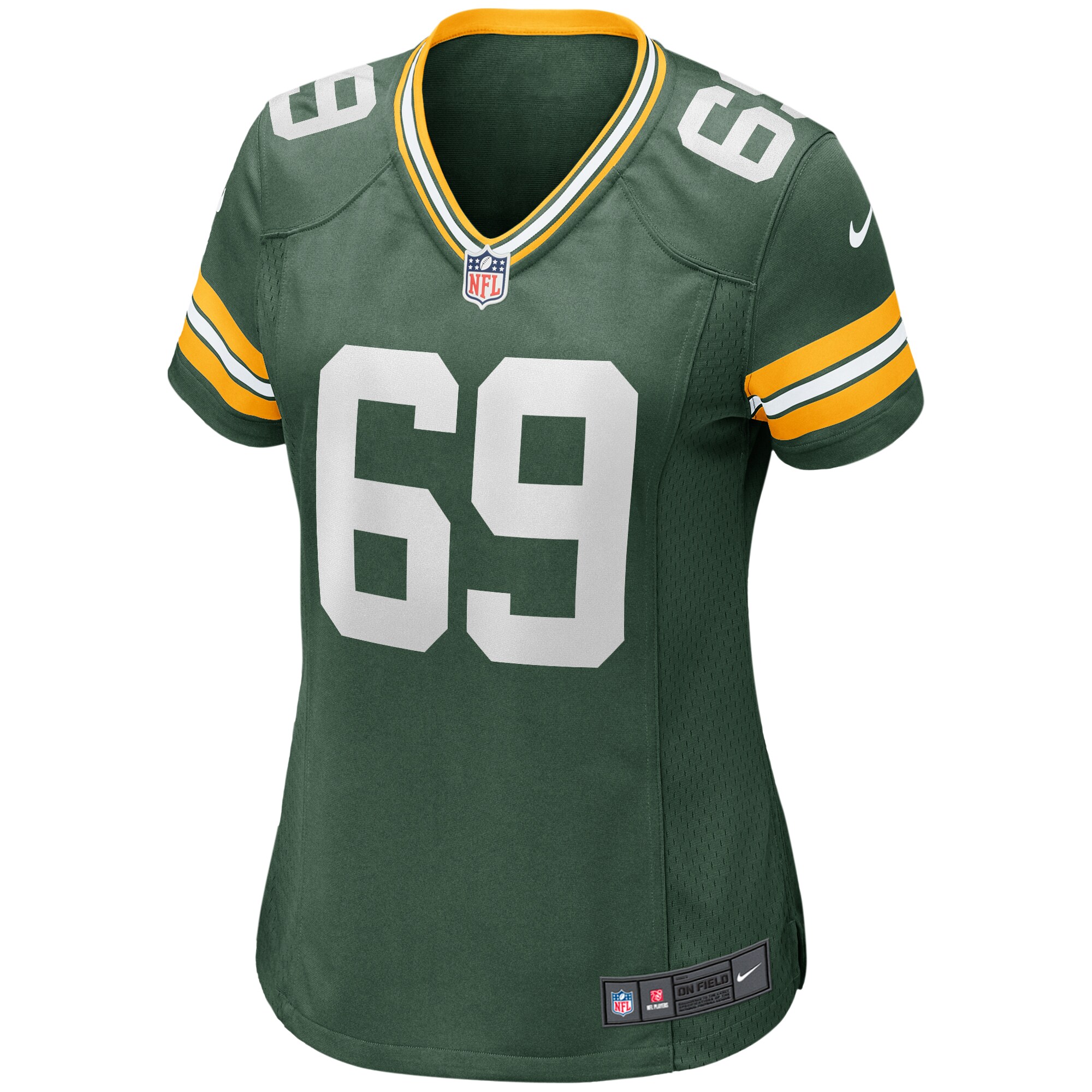 David Bakhtiari Green Bay Packers  Women's Game Player Jersey - Green